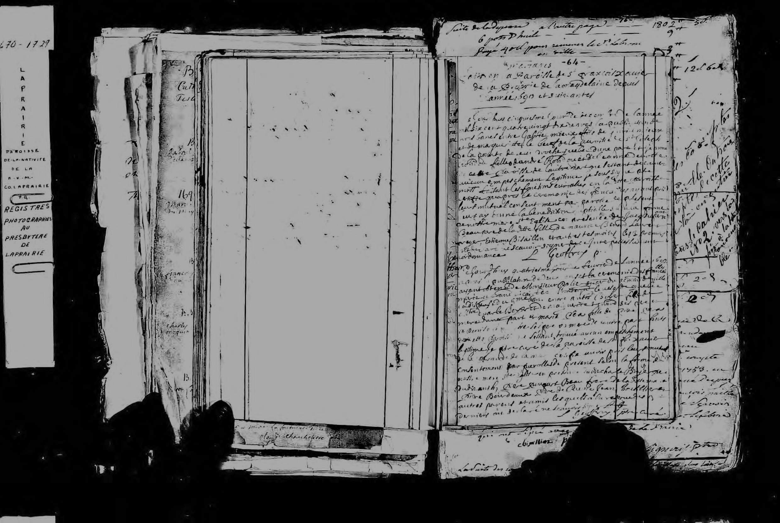 1690 Marriage Lemieux Robidou