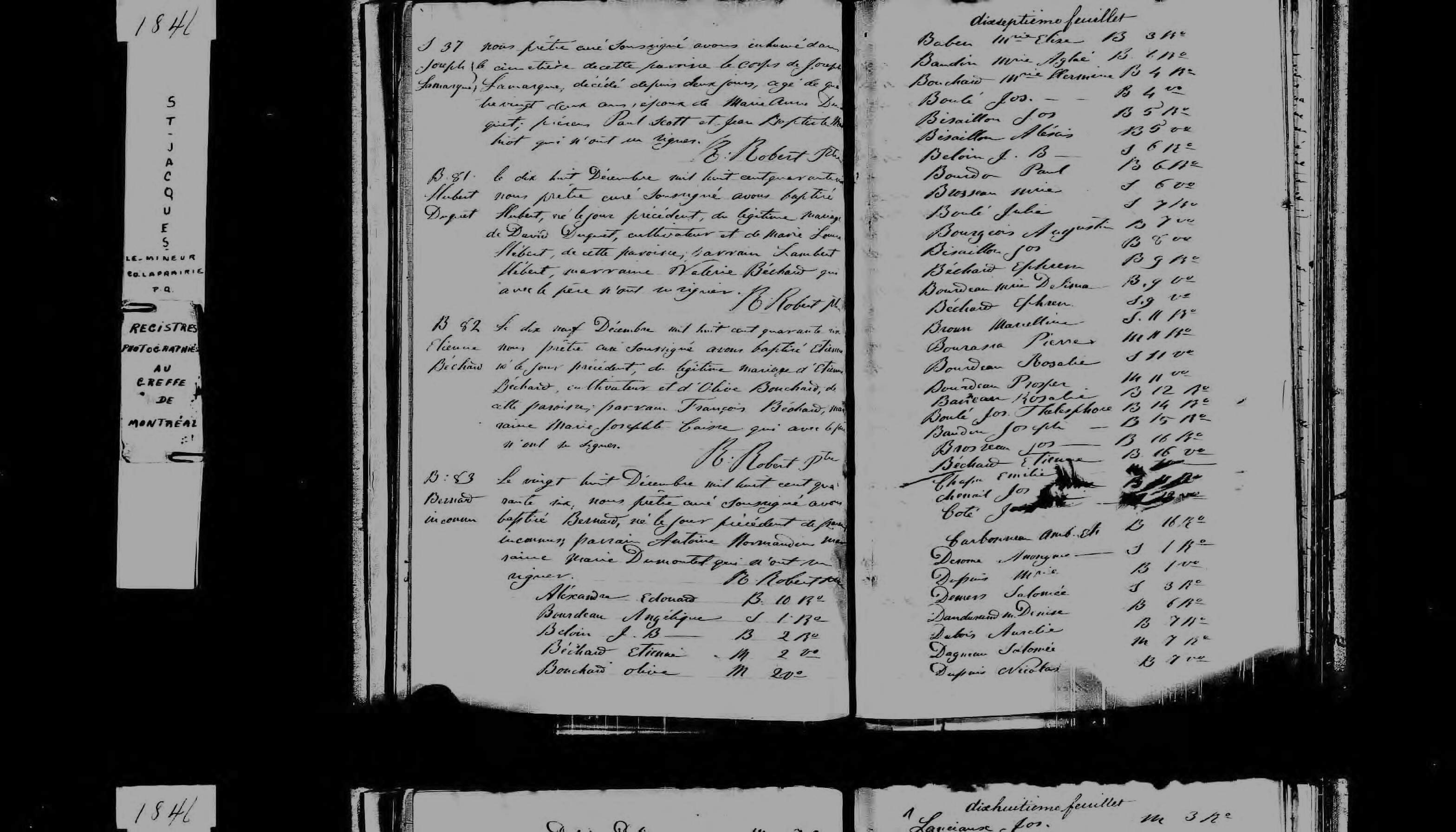 1846 Burial Joseph Lamarque