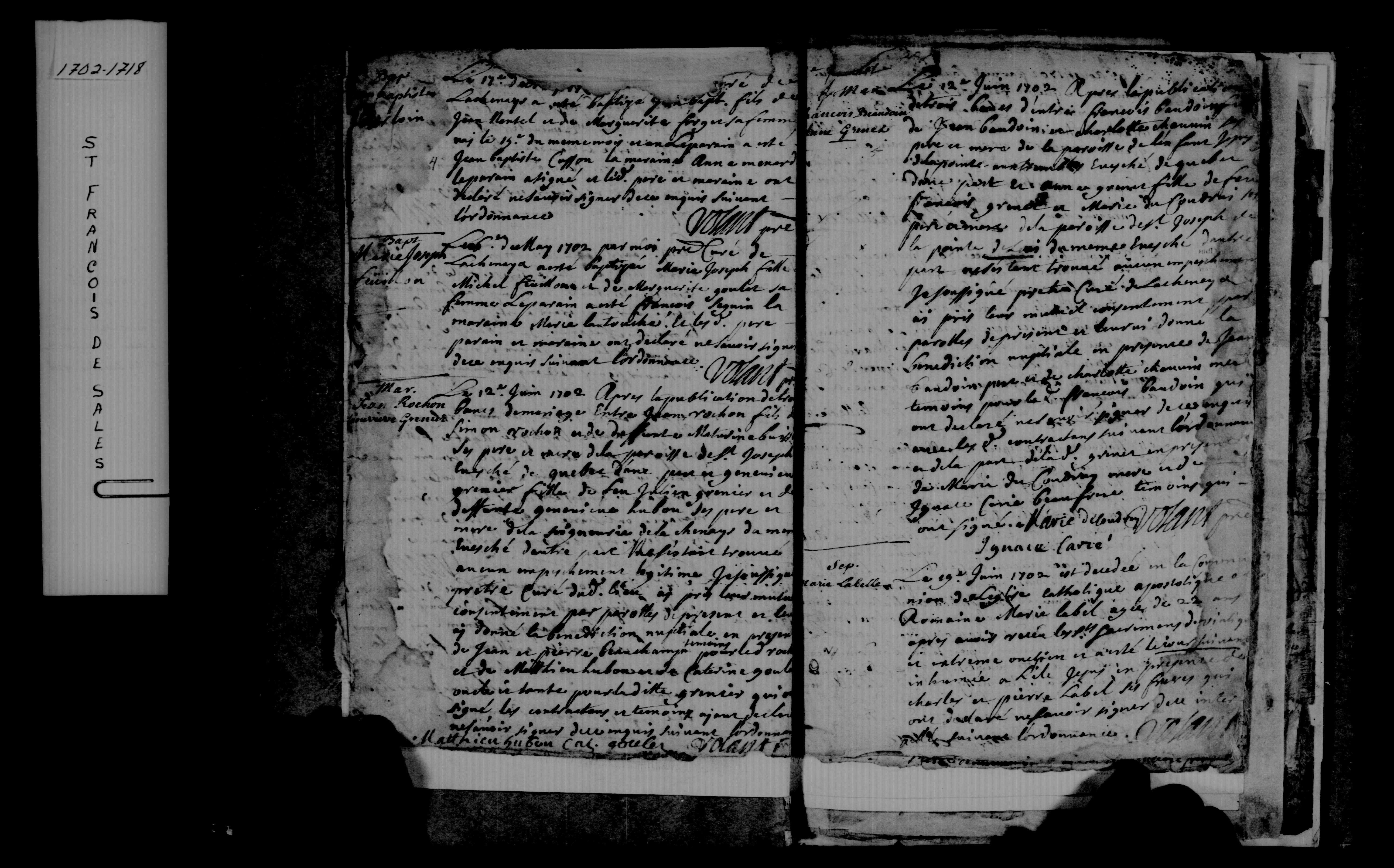 1702 Burial Marie Labelle