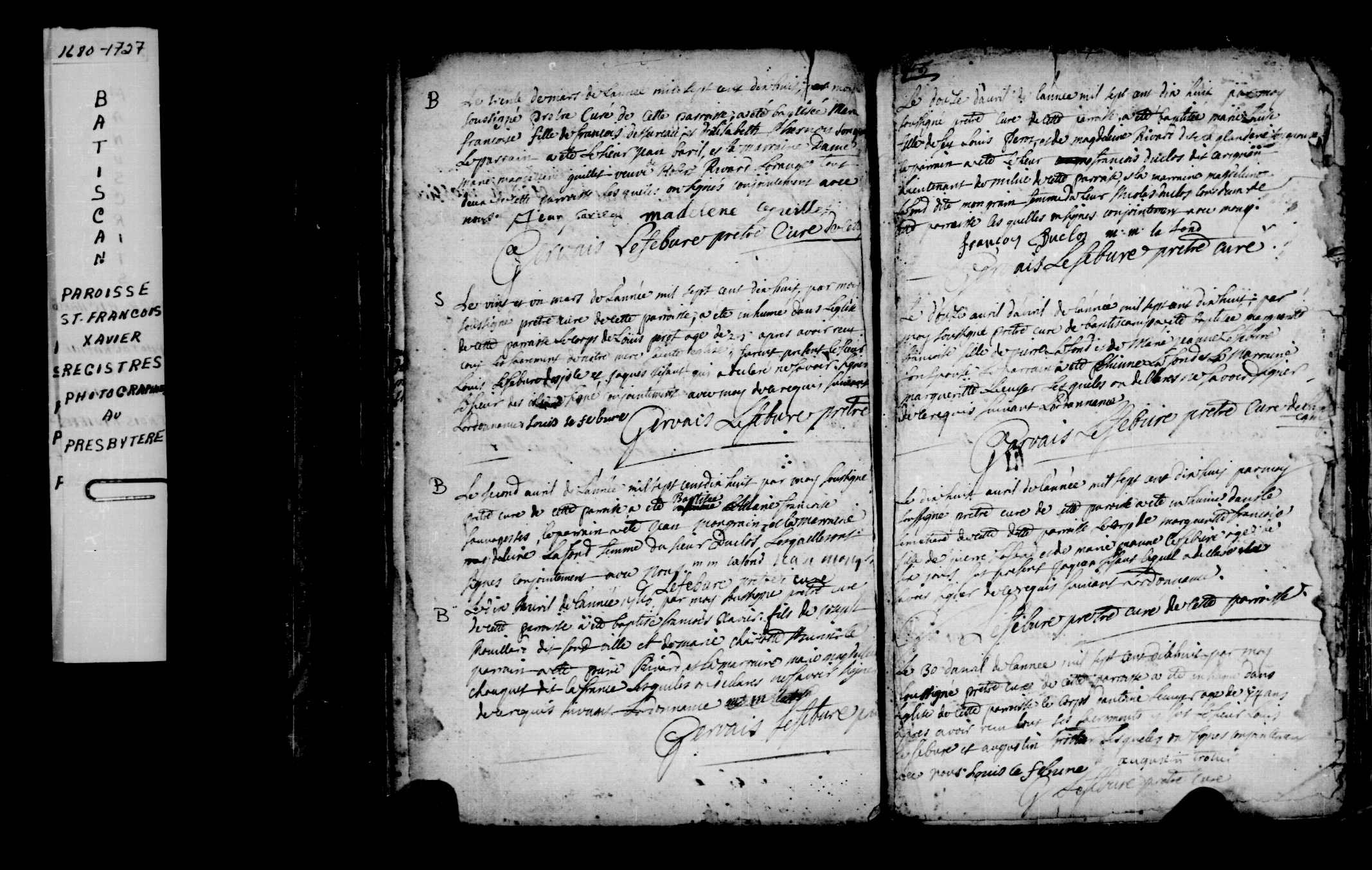 1718 Burial Antoine Lecuyer