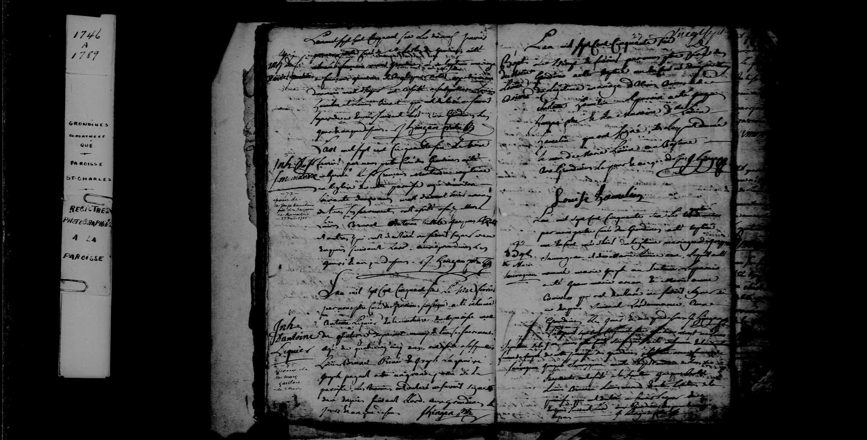 1756 Burial Antoine Lecuyer