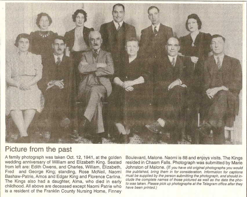 William & Elizabeth king and Family 1941