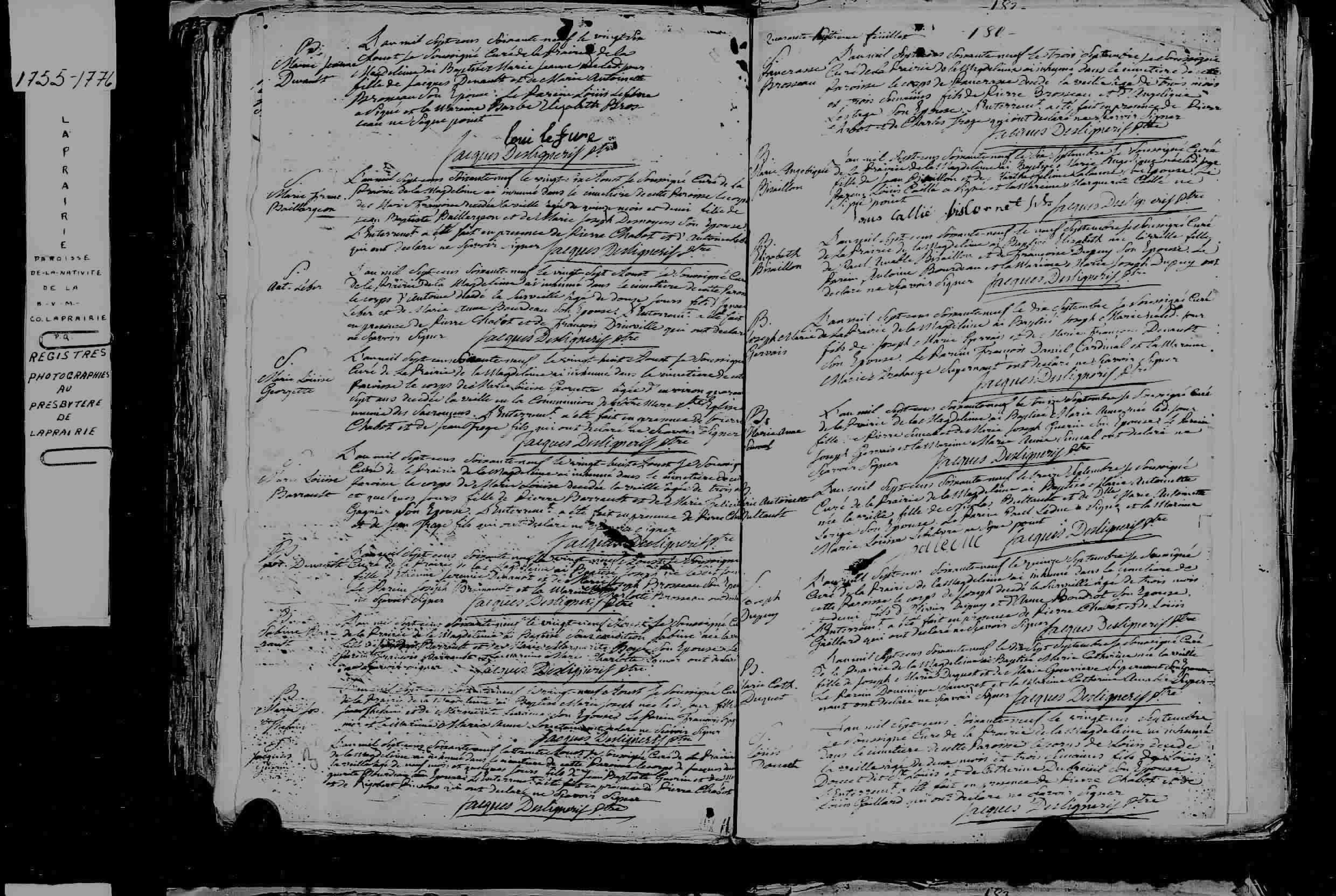 1769 Baptism Marie Josette Stephanie