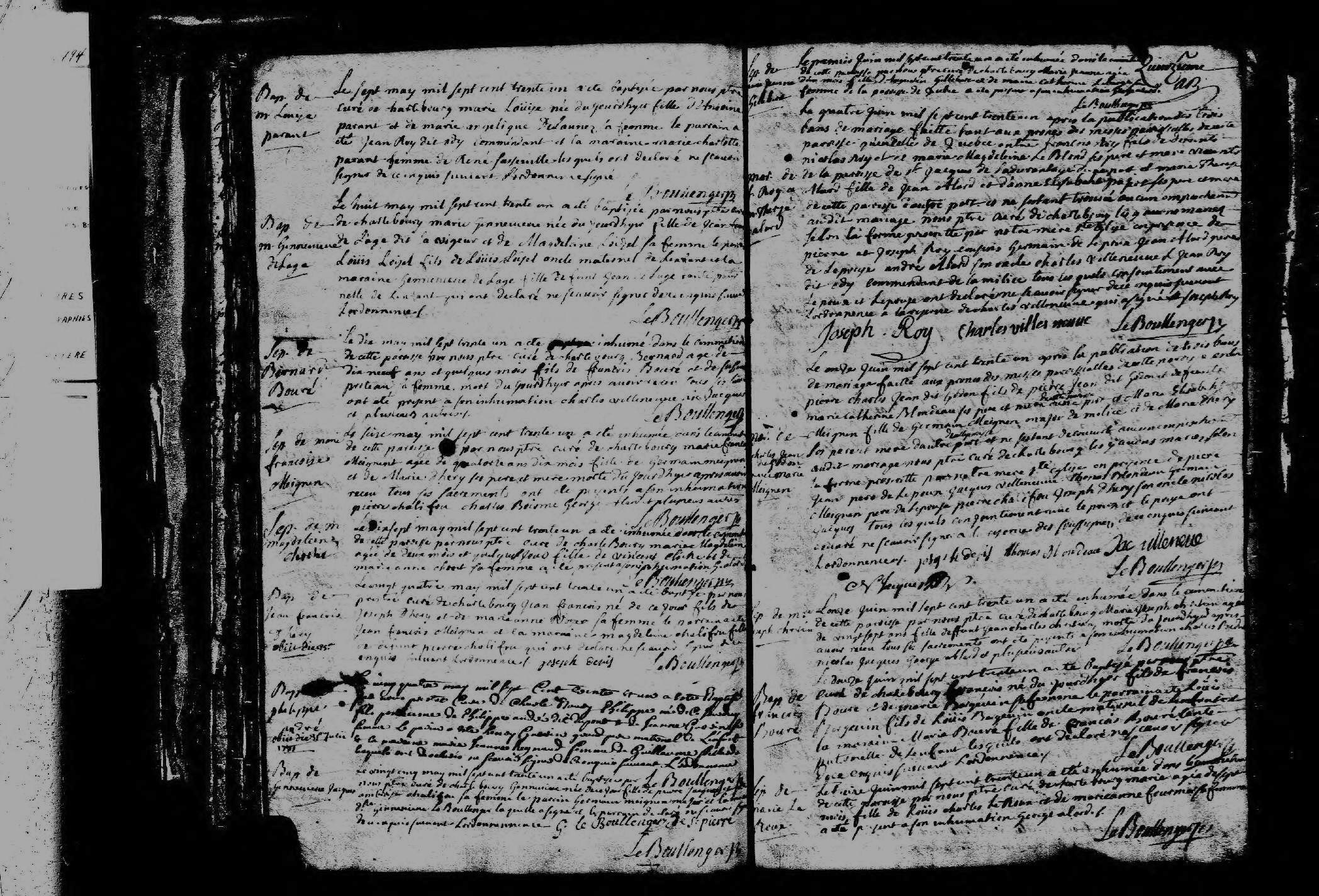 1731 Marriage Jean Meignen