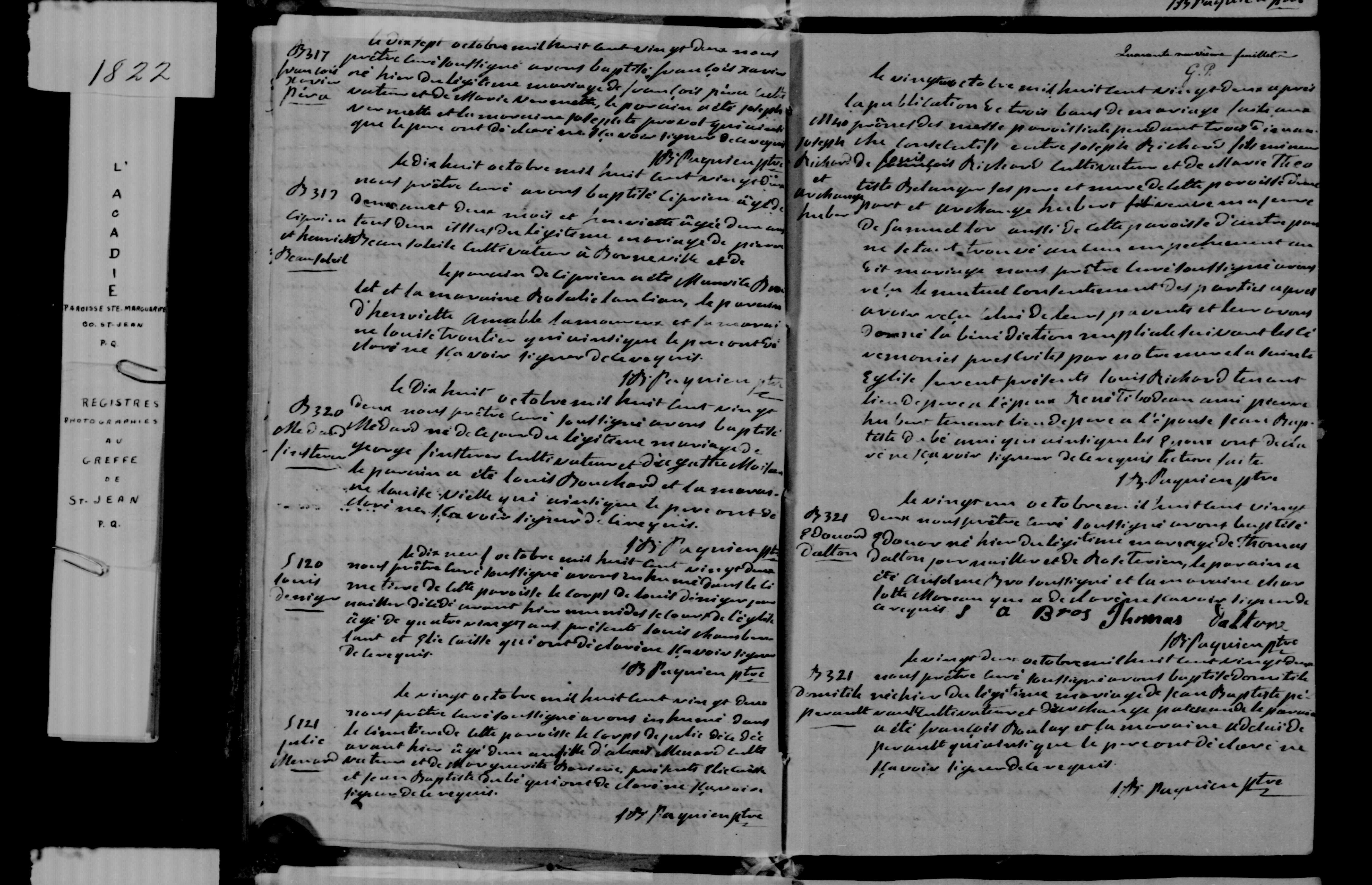 1822 Marriage Richard Hubert