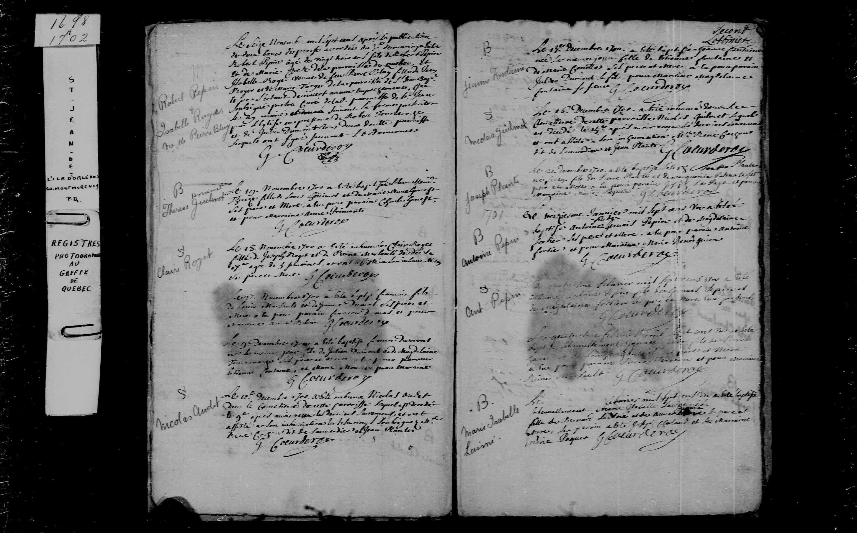 1700 Burial Nicolas Guillemet