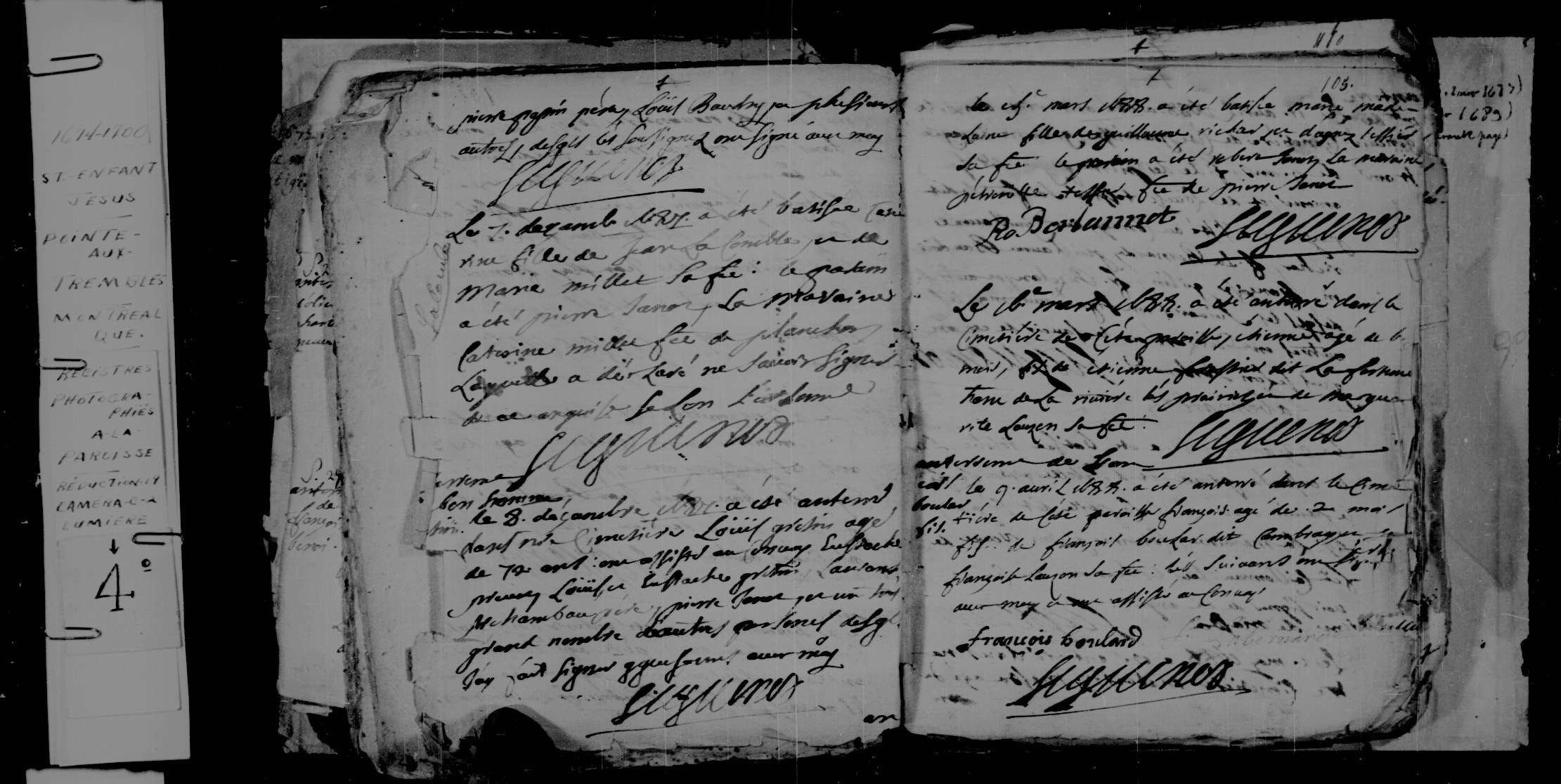 1687 Burial Louis Guertin