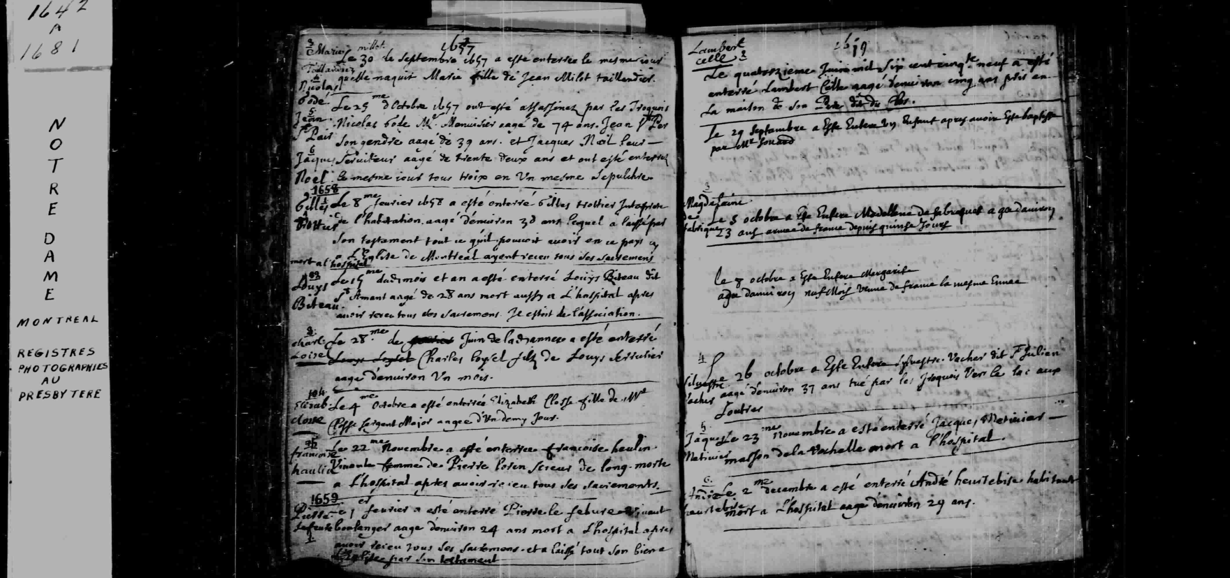 1657 Burial Nicolas Gode