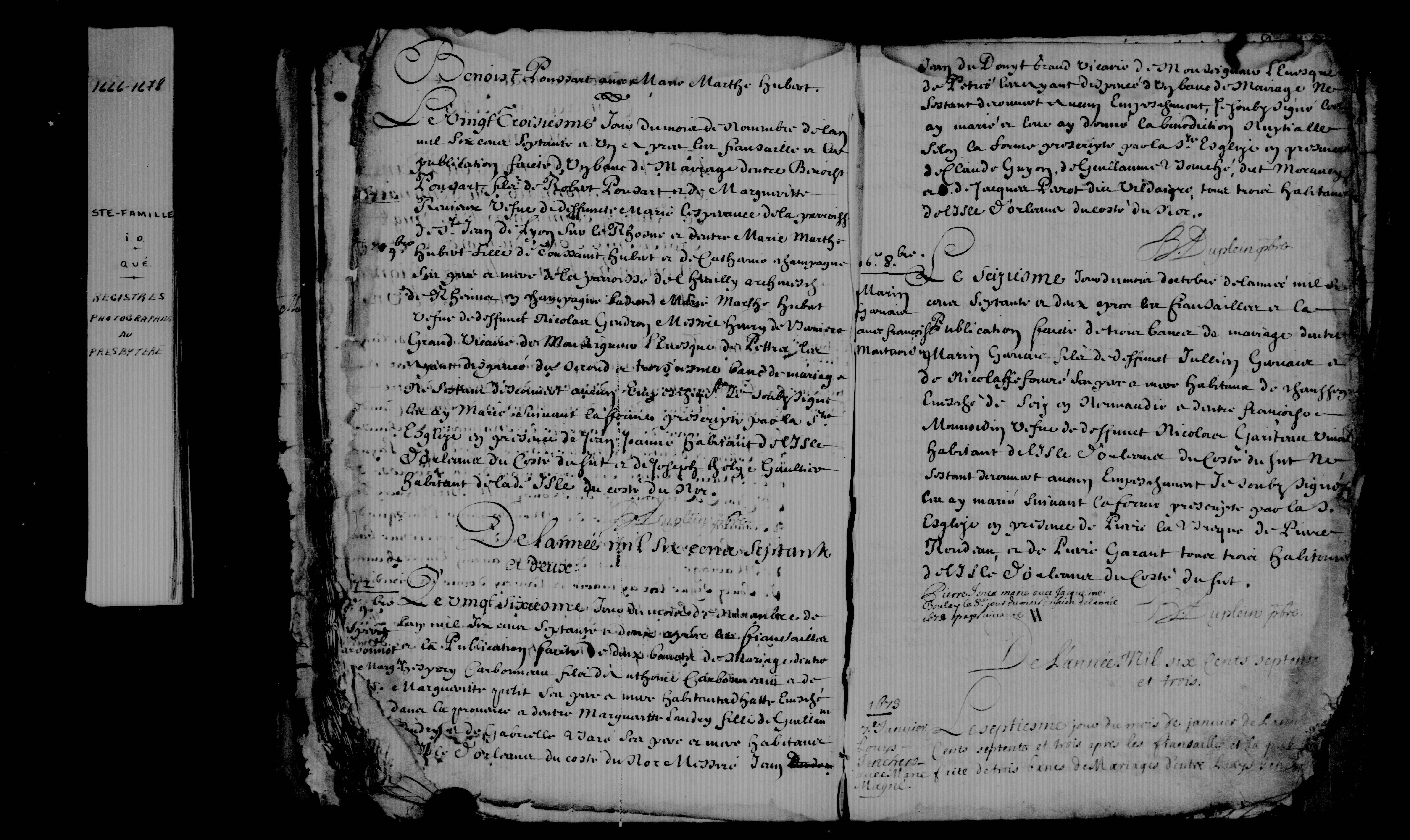 1672 Marriage Gervais Monvoisin