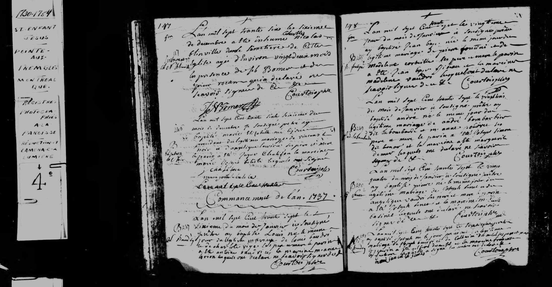 1737 Baptism Pierre Senez