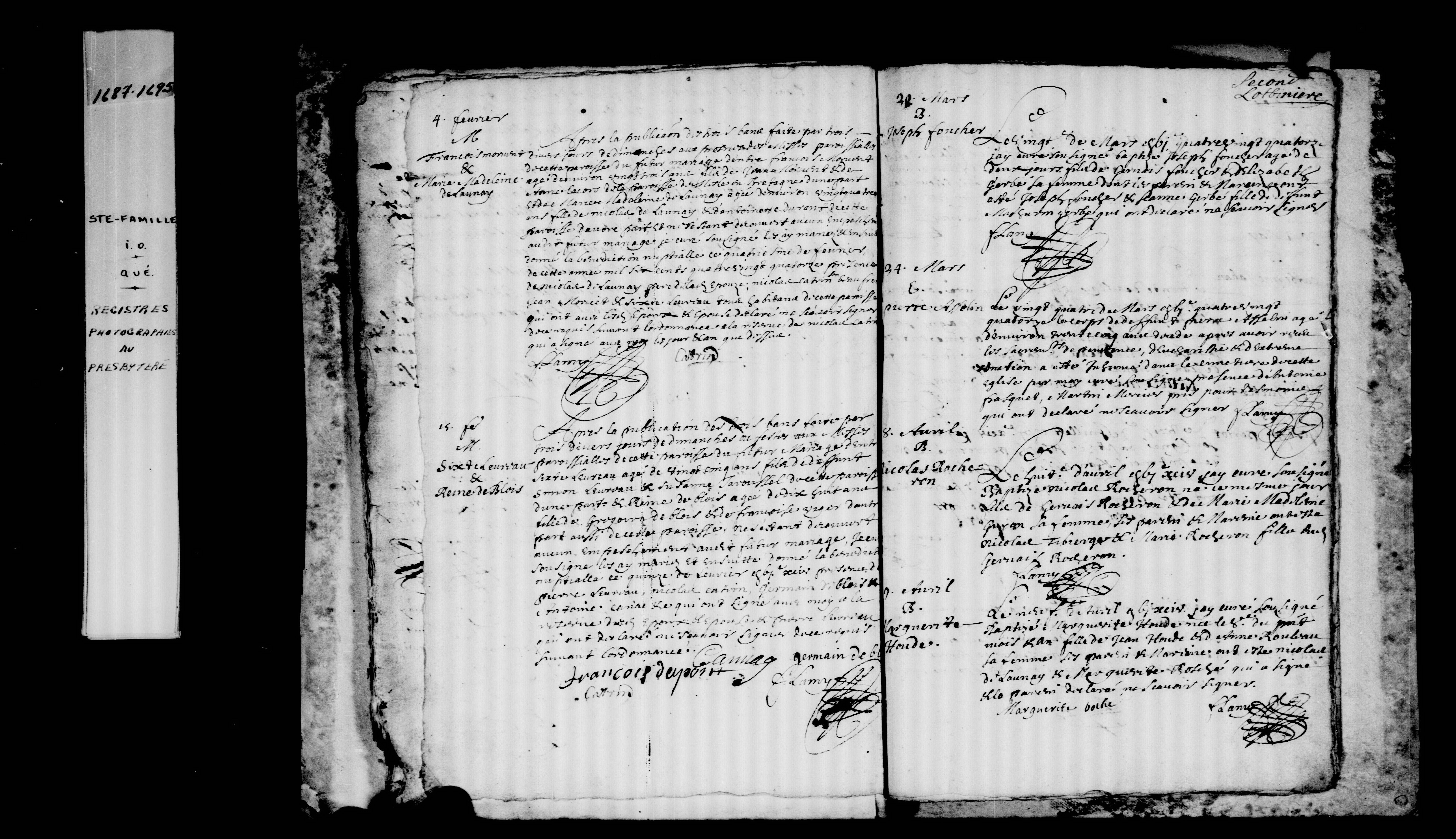 1694 Baptism Joseph Foucher