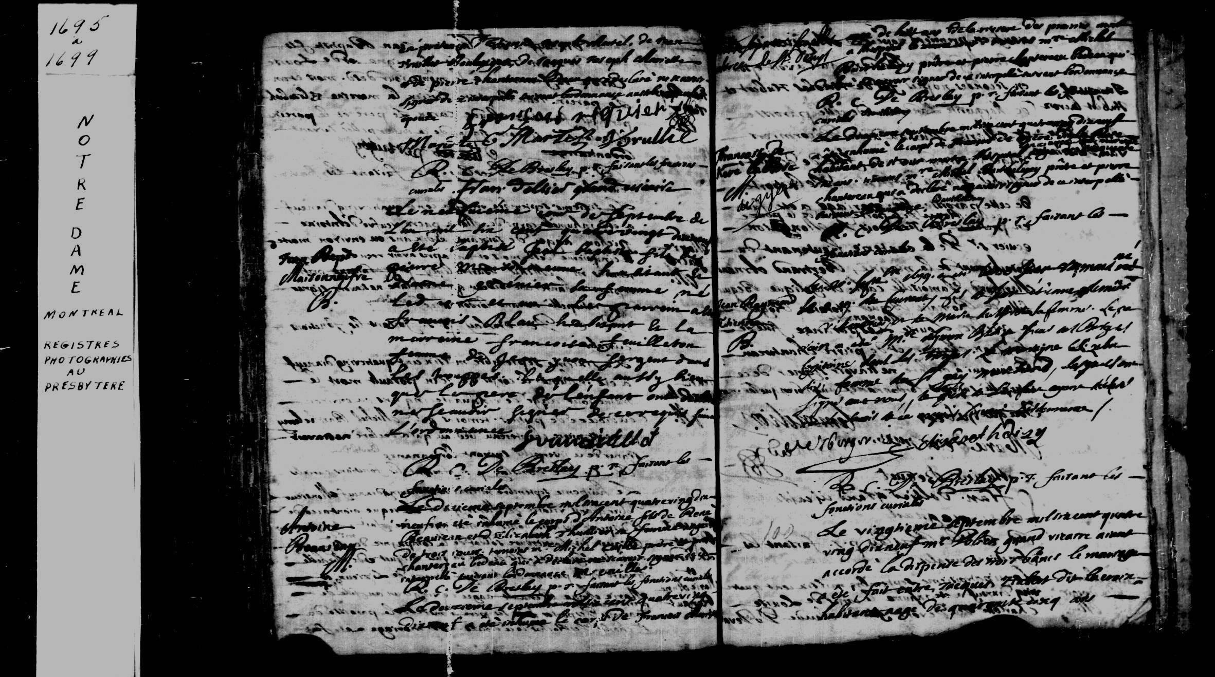 1699 Marriage Hubert Duvaux