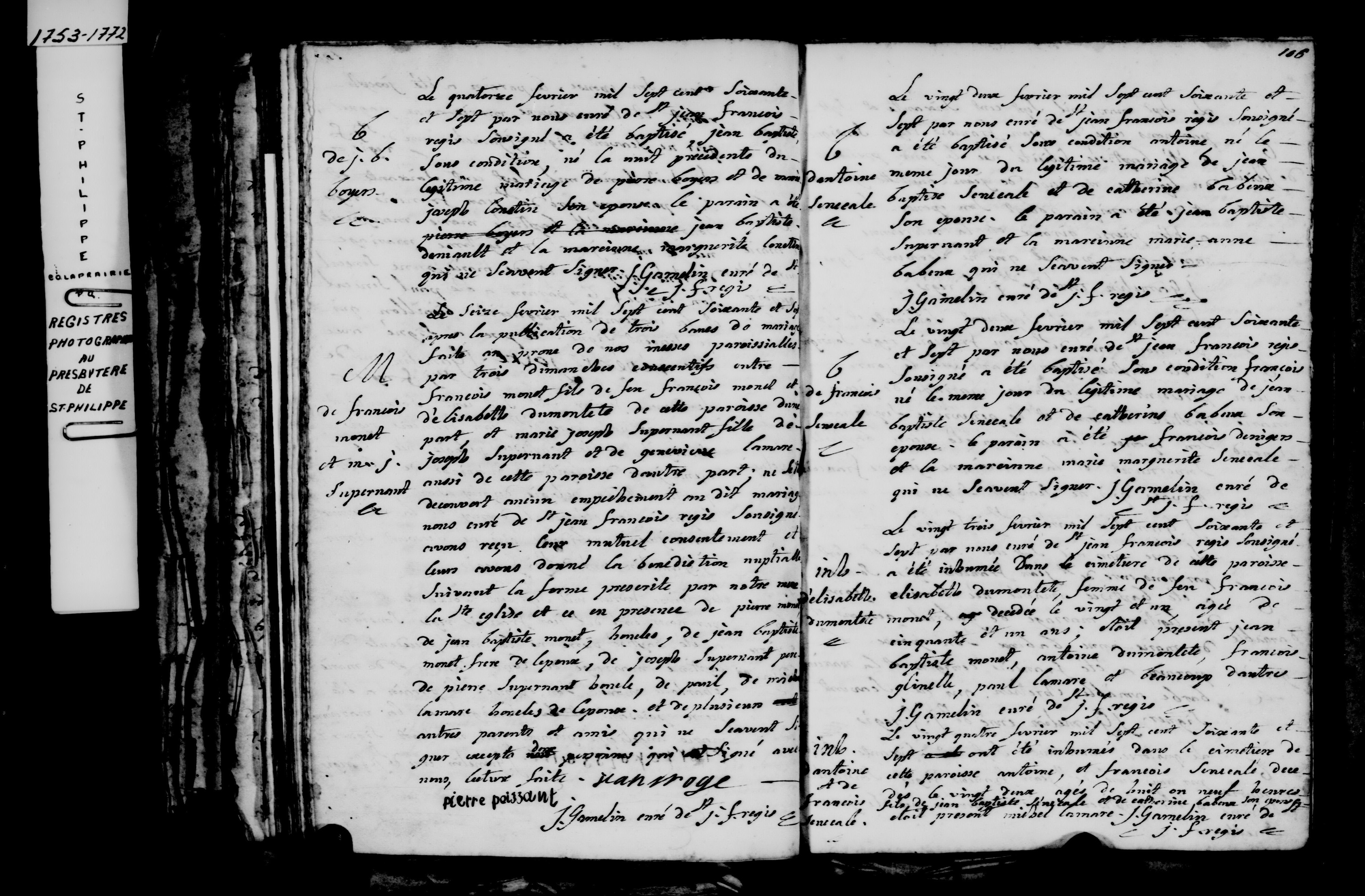 1767 Burial Marie Elisabeth Dumontet