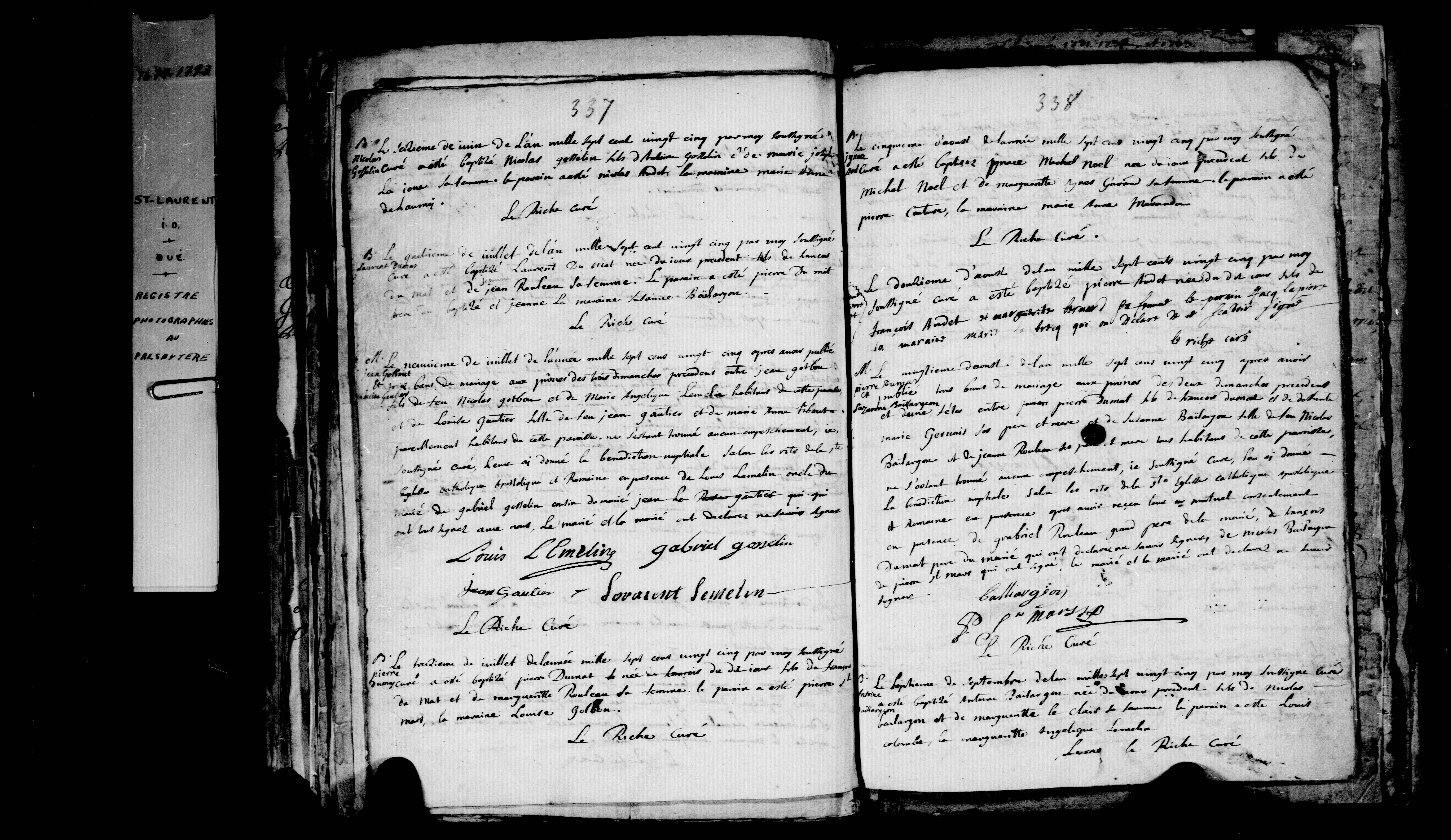 1725 Baptism Pierre Dumas