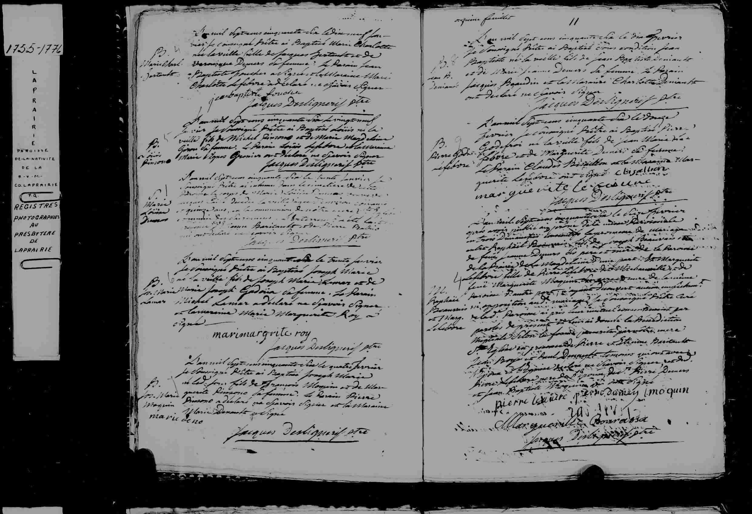 1756 Burial Marie Louise Dumas