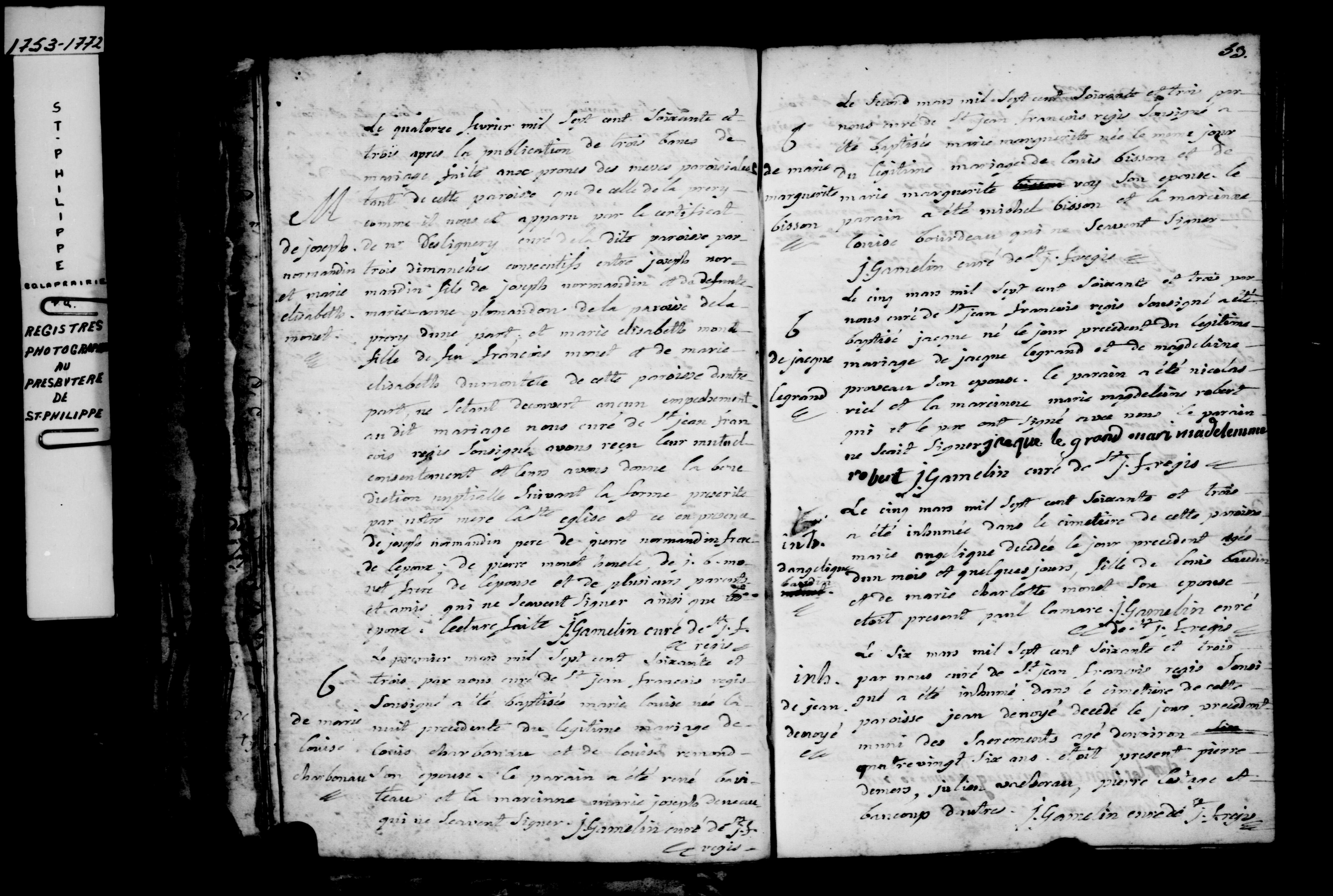 1763 Burial Jean Desnoyers