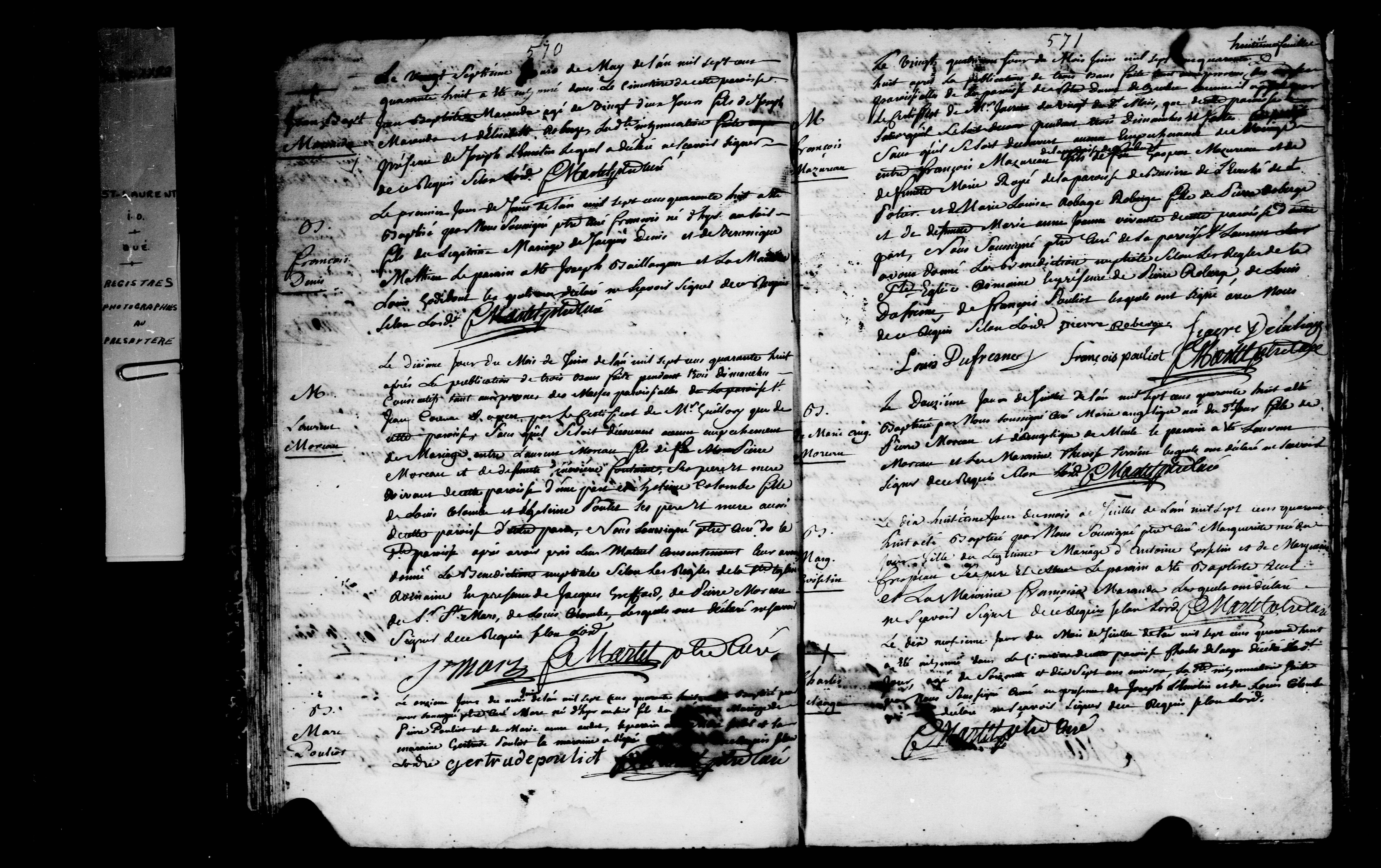 1748 Burial Charles Delage