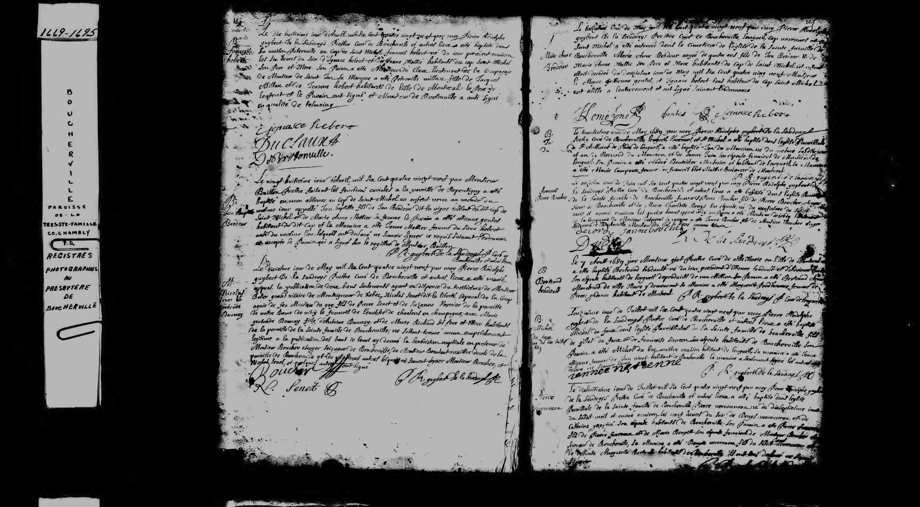 1689 Marriage Senet Daunais