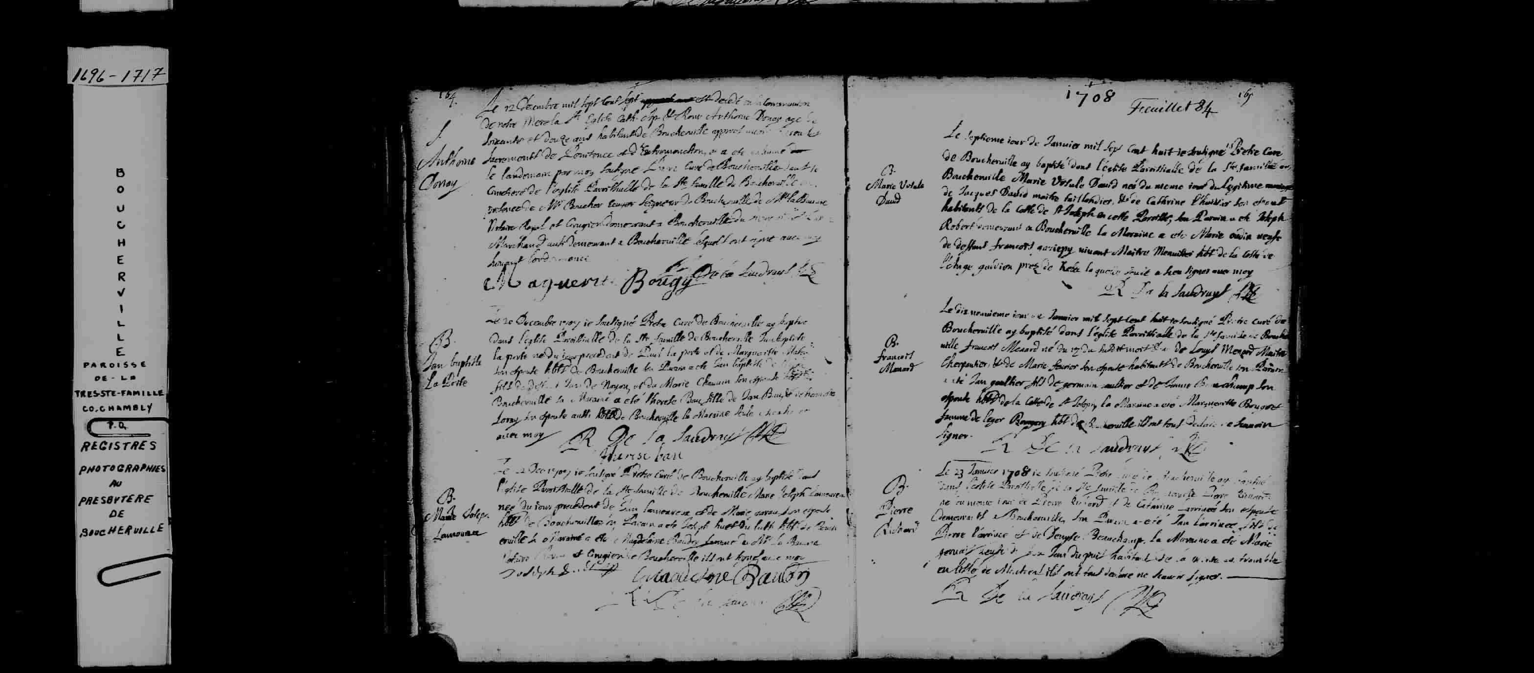 1707 Burial Antoine Daunais