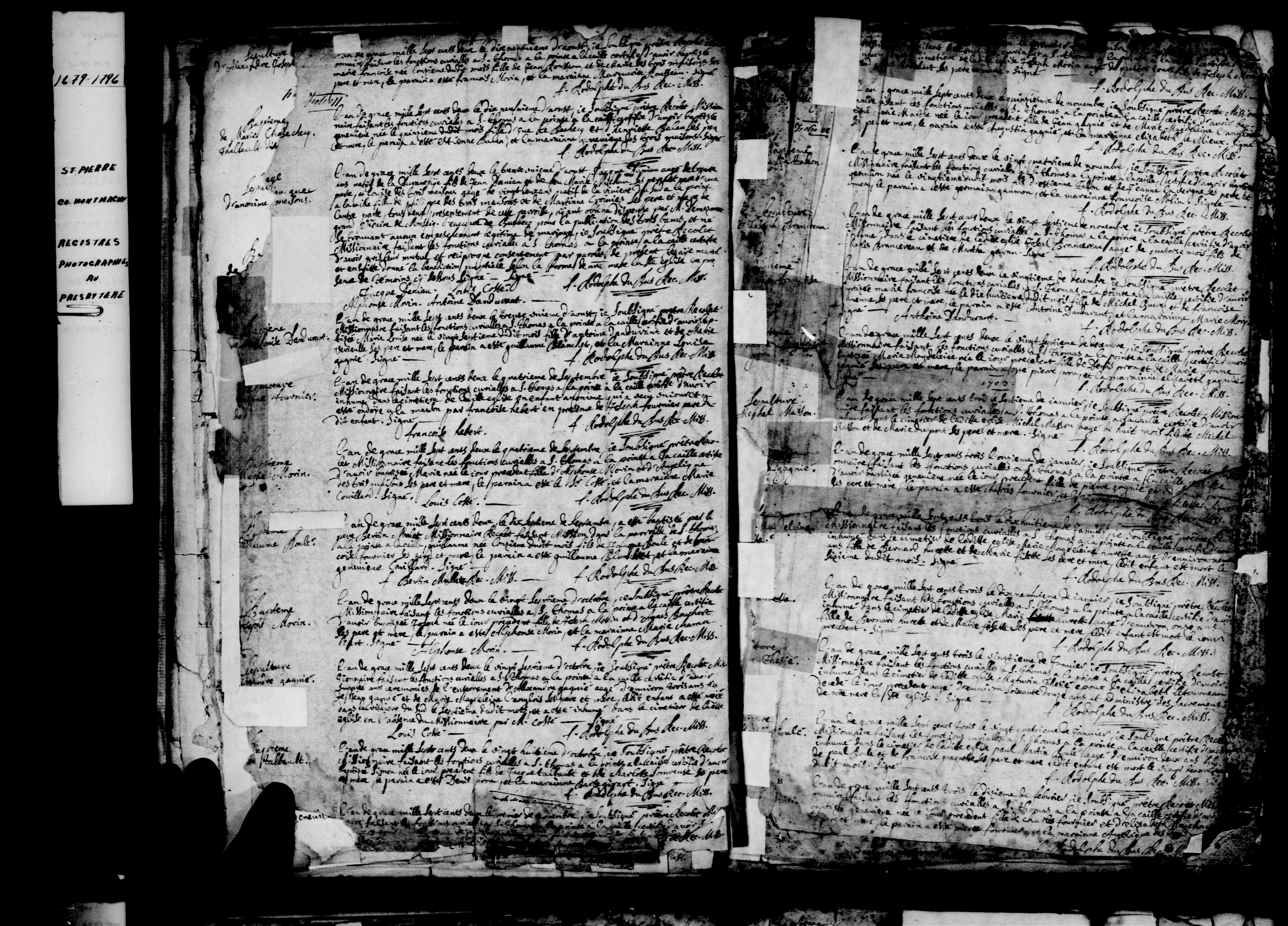 1702 Marriage Daniau Desroismaisons