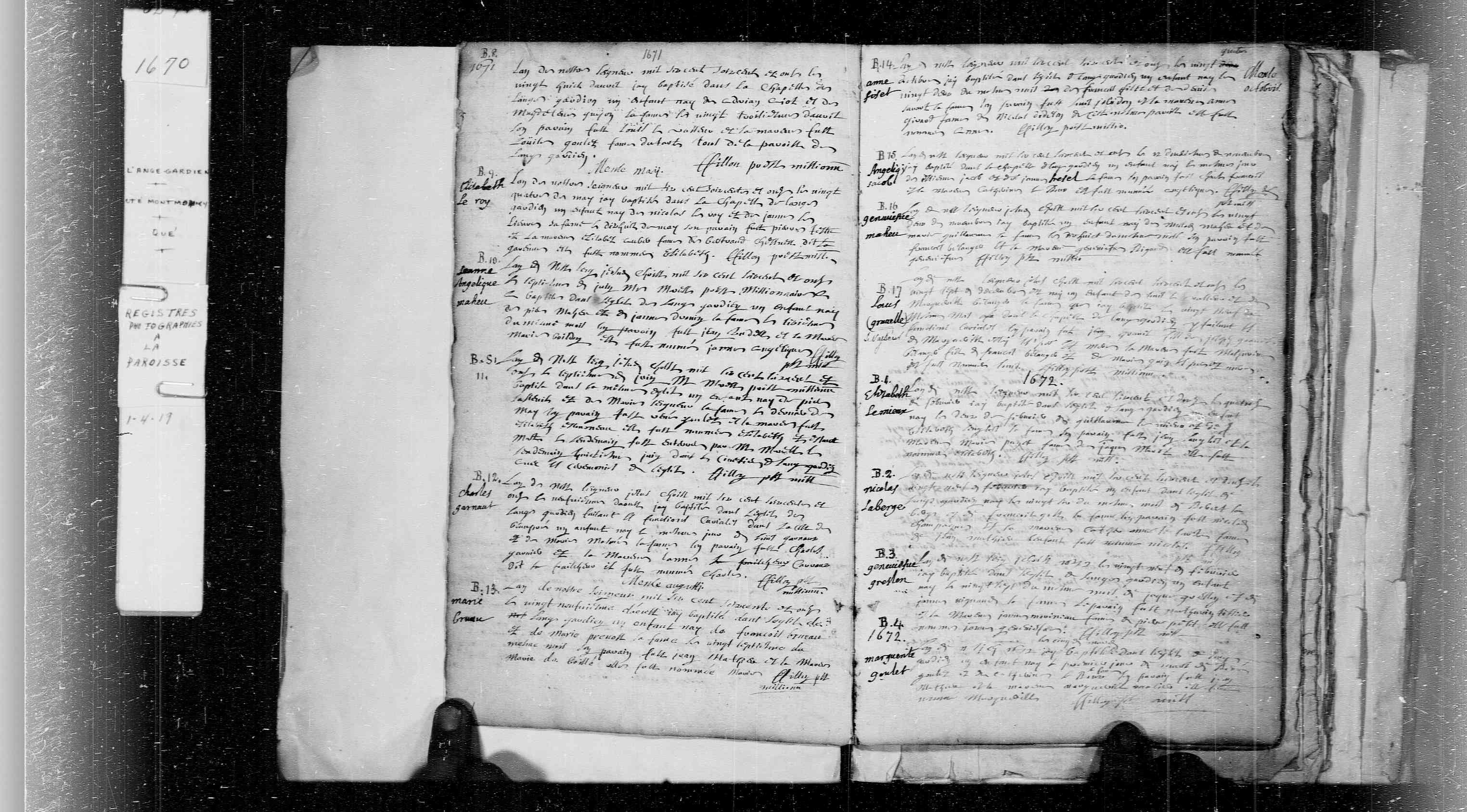 1671 Marriage Roussin Tremblay