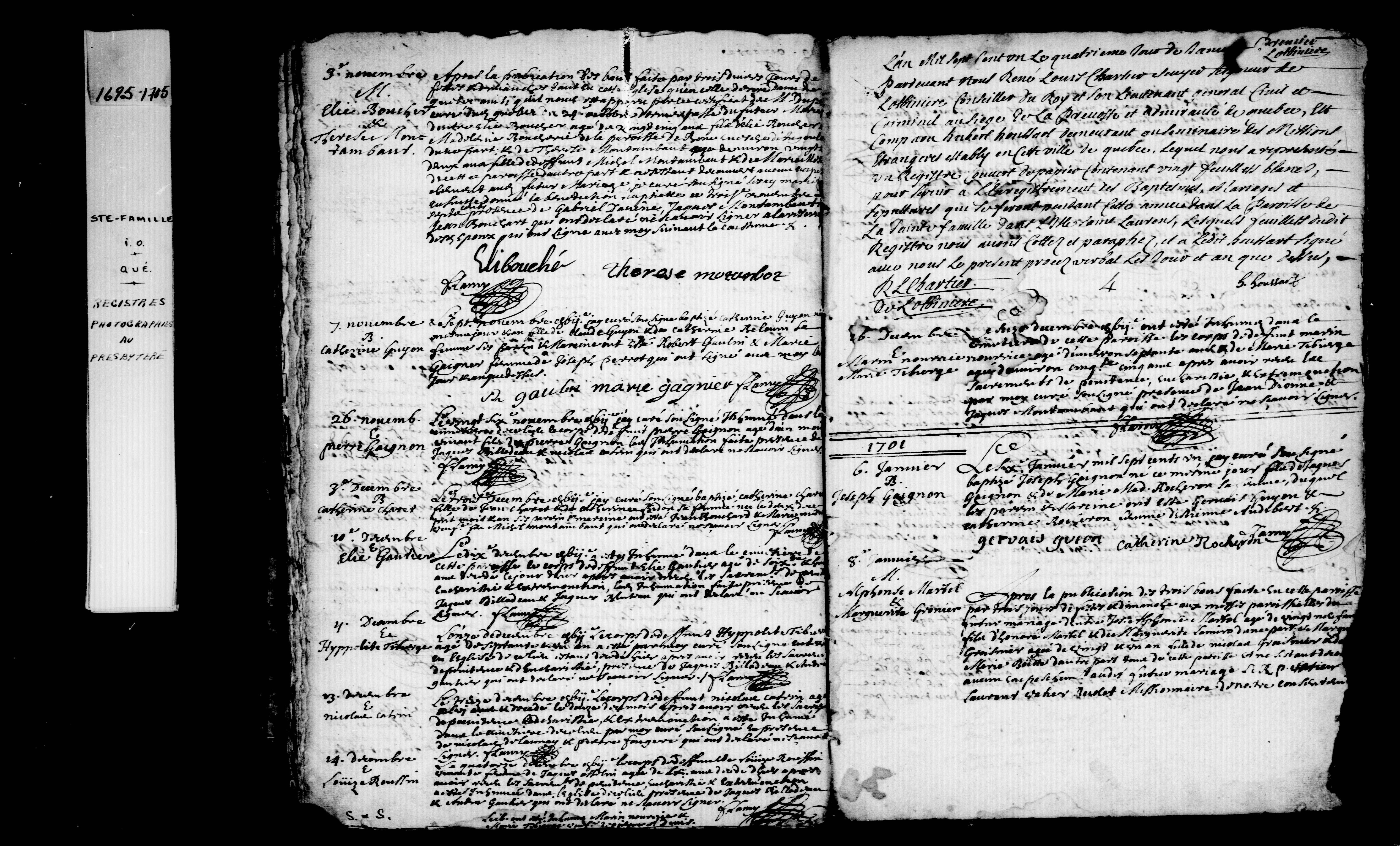 1700 Burial Louise Roussin