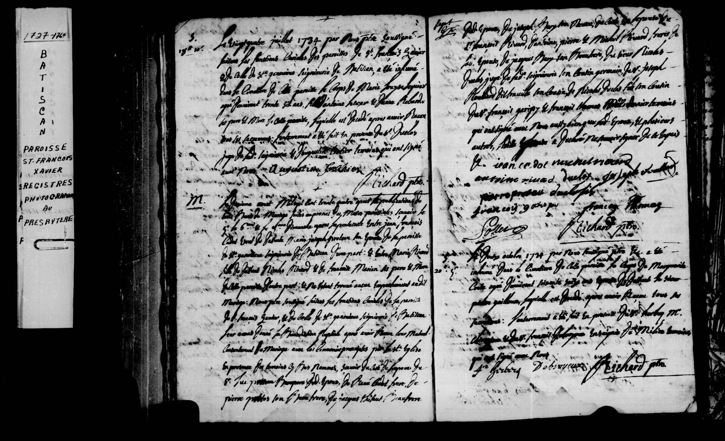 1734 Burial Marguerite Crete