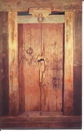 Deerfield Indian House Door