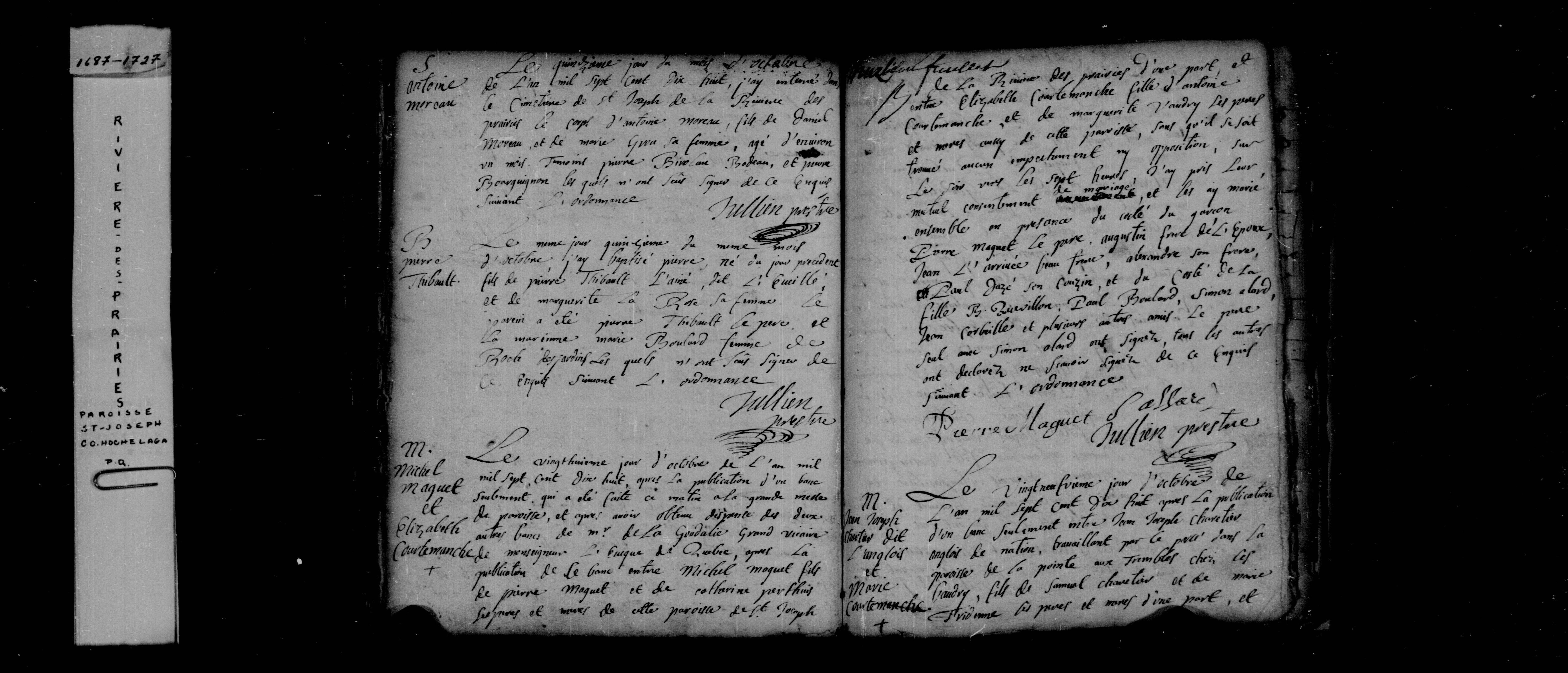 1718 Marriage Chartier Courtemanche
