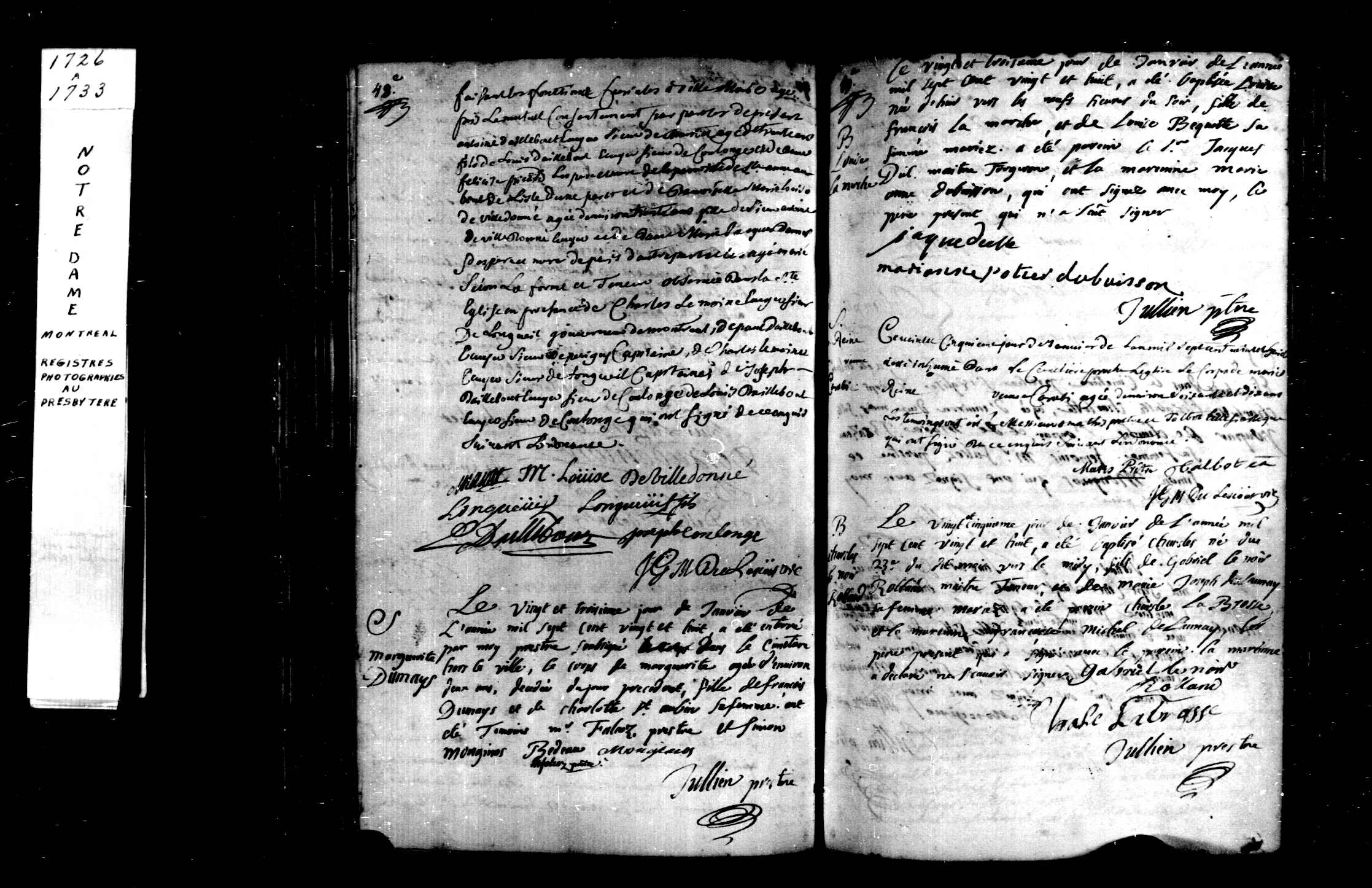 1728 Burial Marie Reine Charpentier