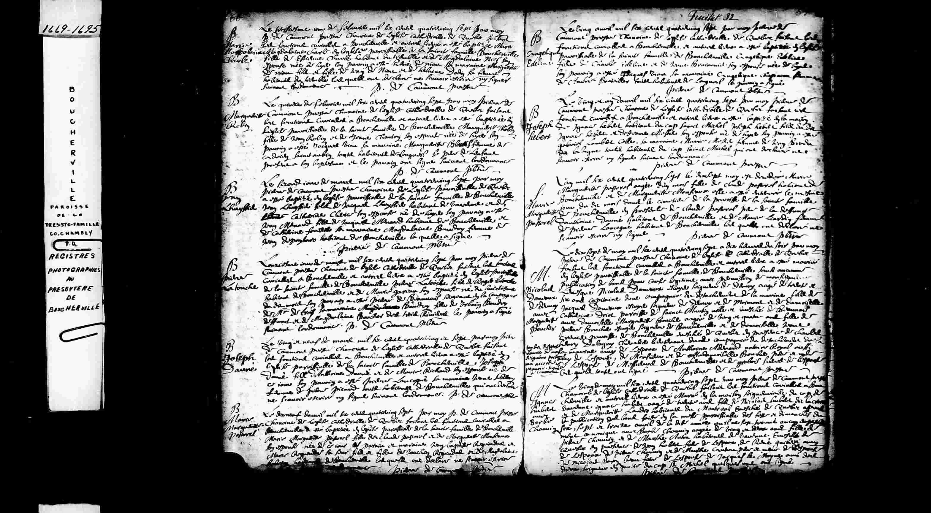1687 Baptism Marie Charles