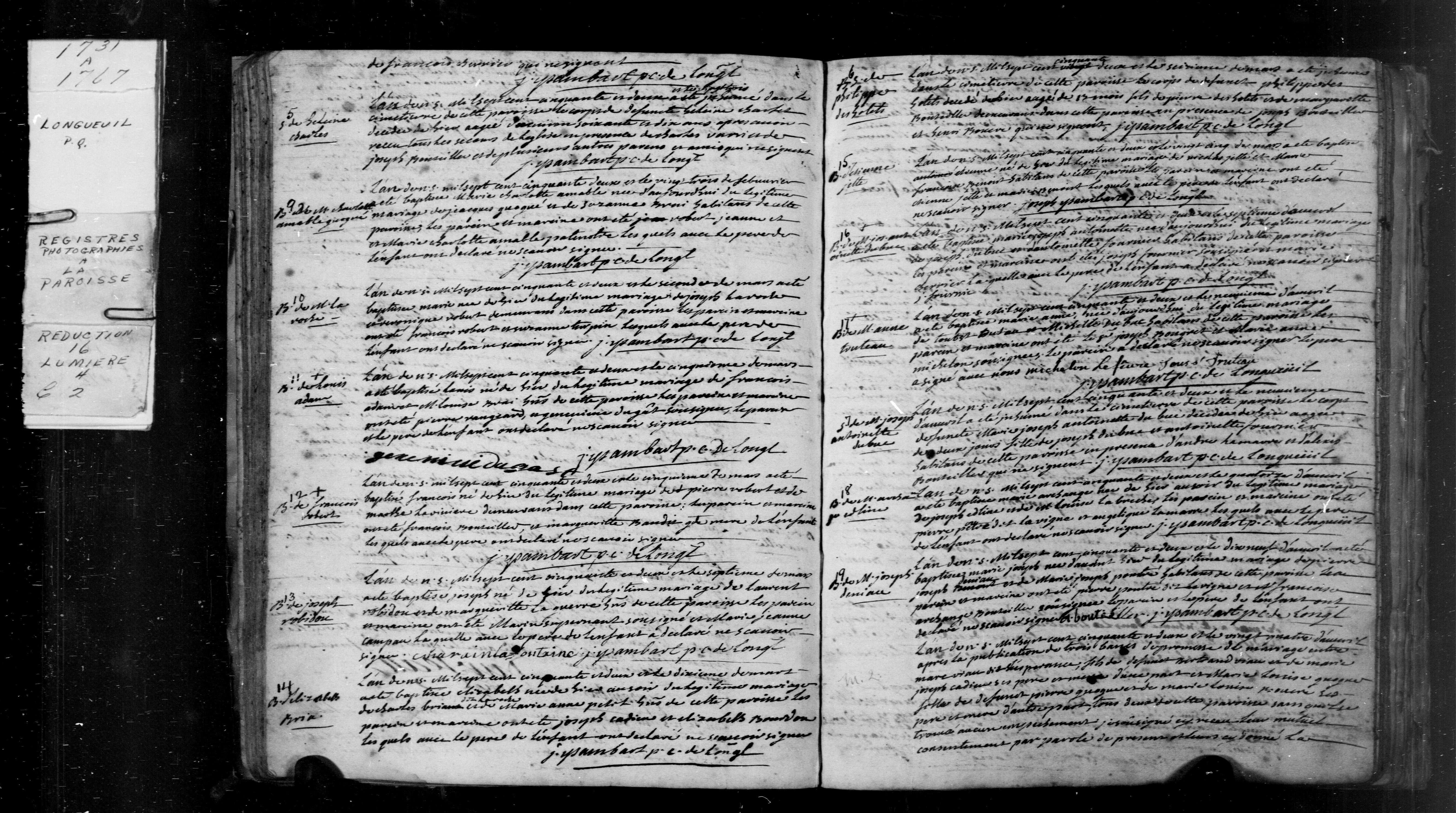 1752 Burial Helene Charles