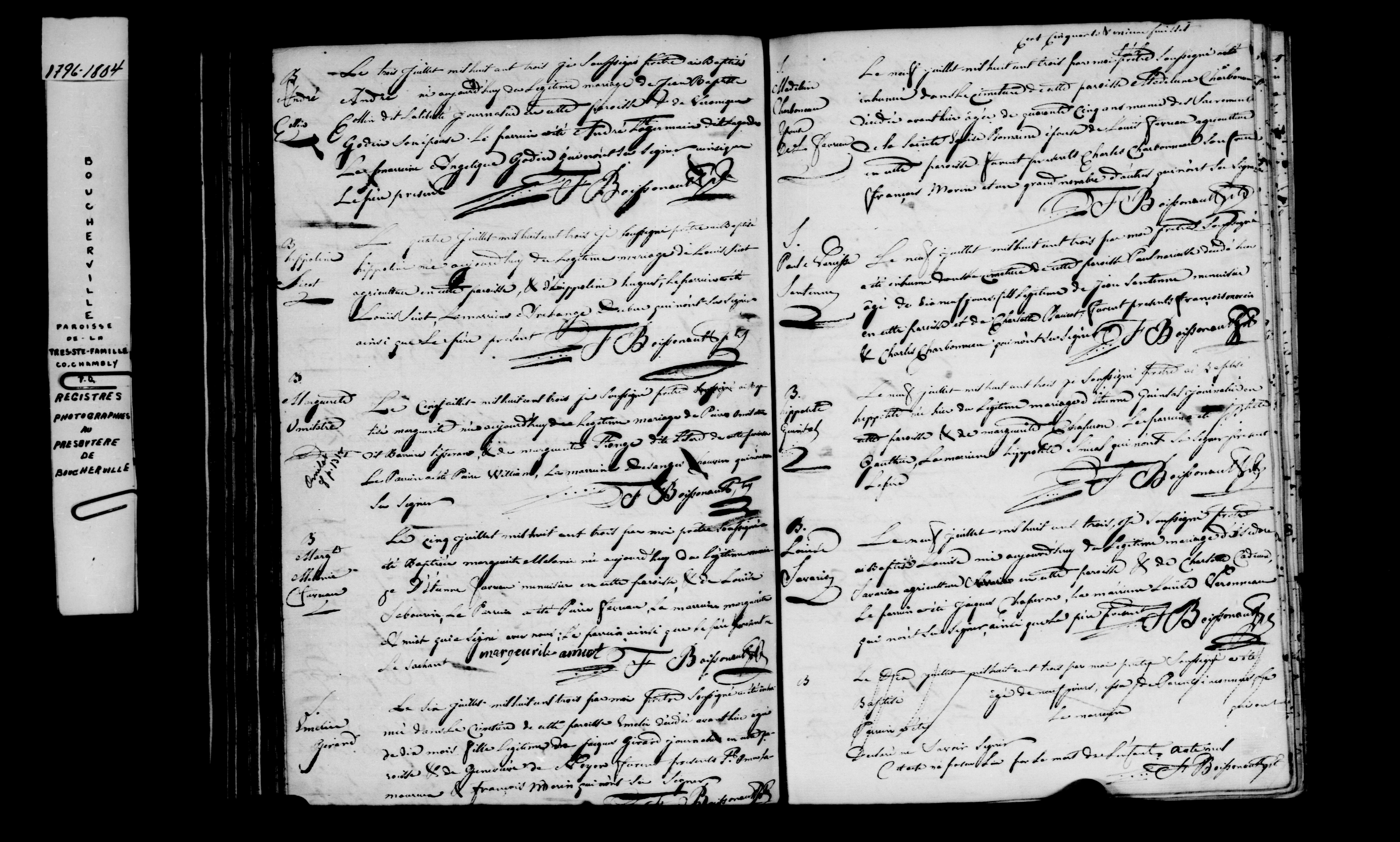 1803 Burial Madeleine Charbonneau