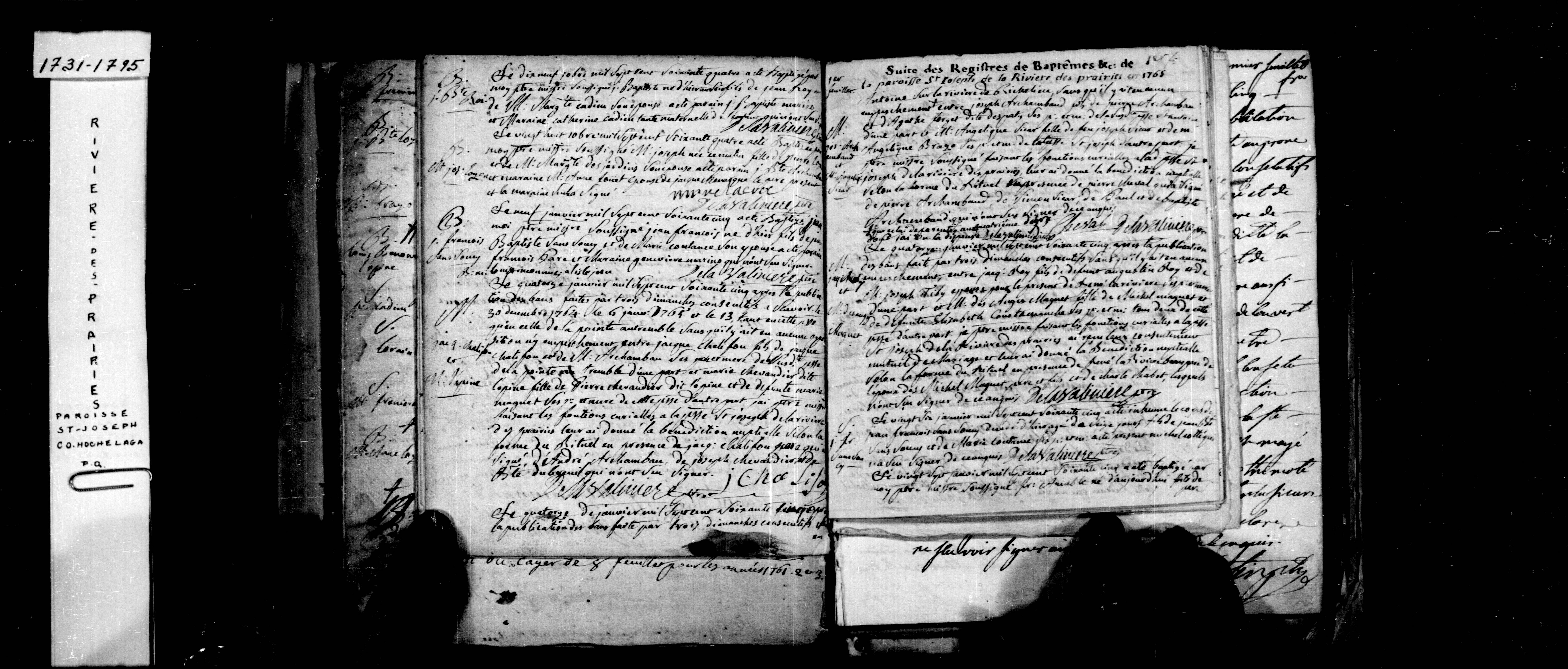 1765 Marriage Jacques Chalifour Chevaudier