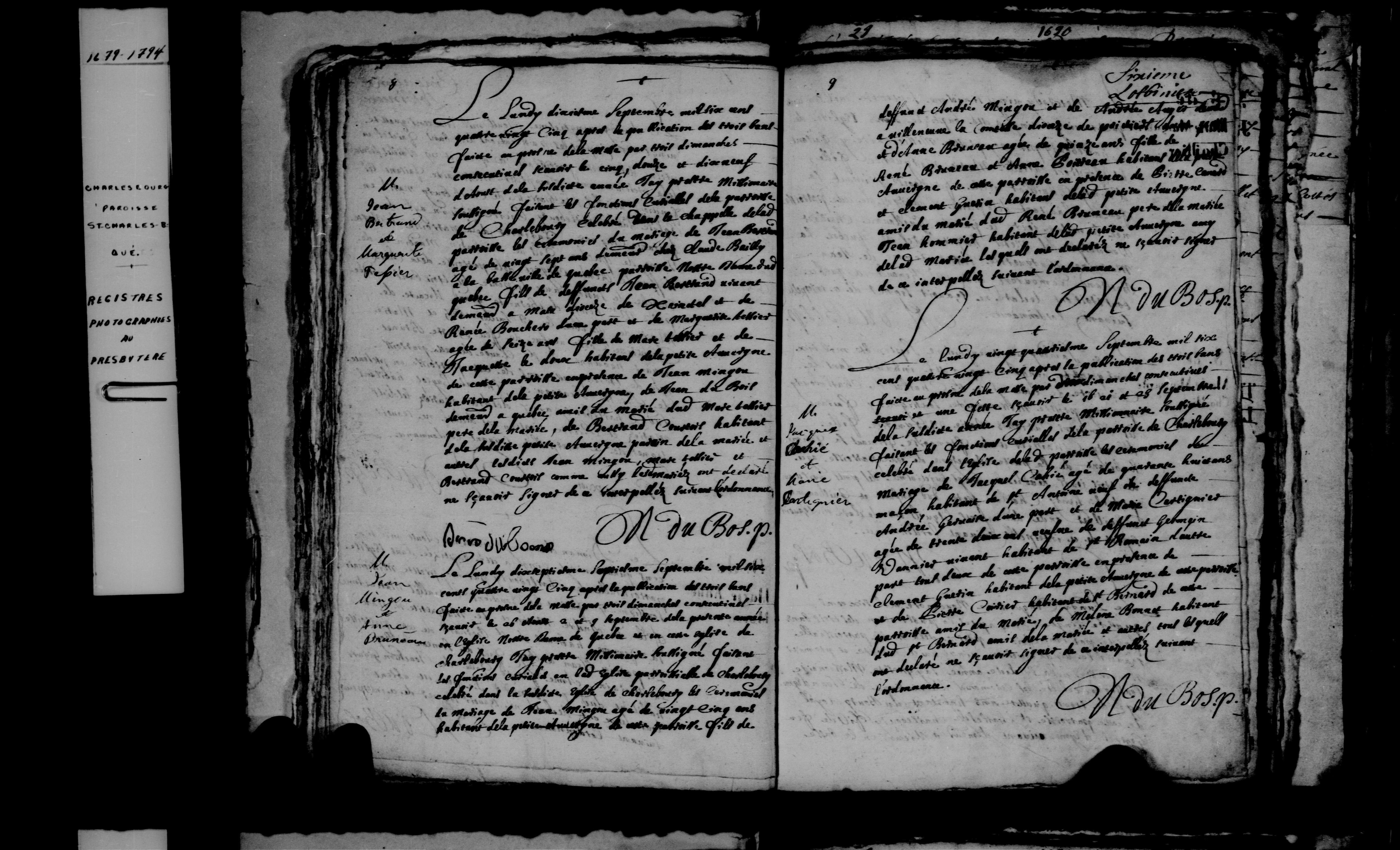 1685 Marriage Caille Cartigny