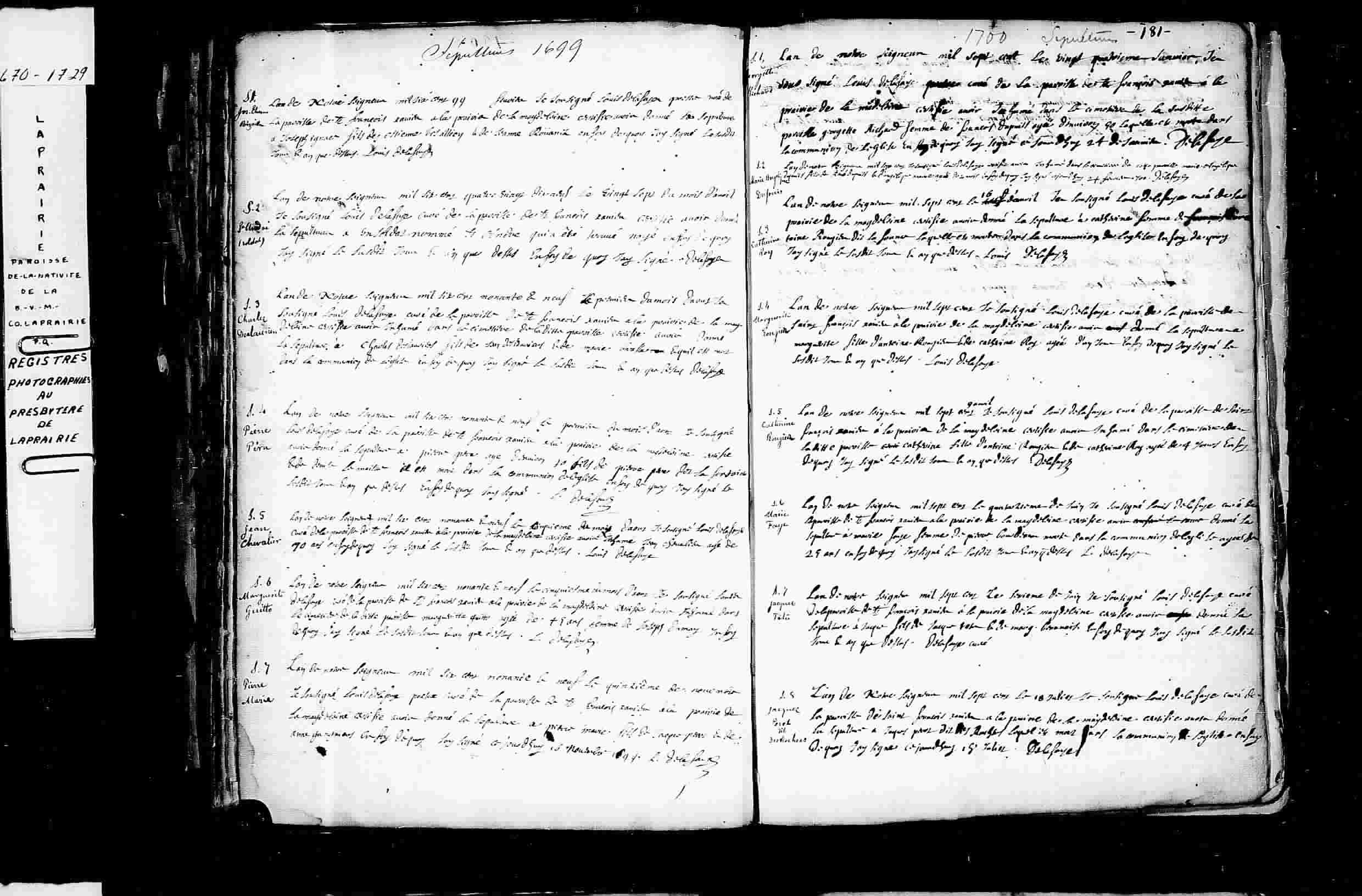 1700 Burial Georgette Richard