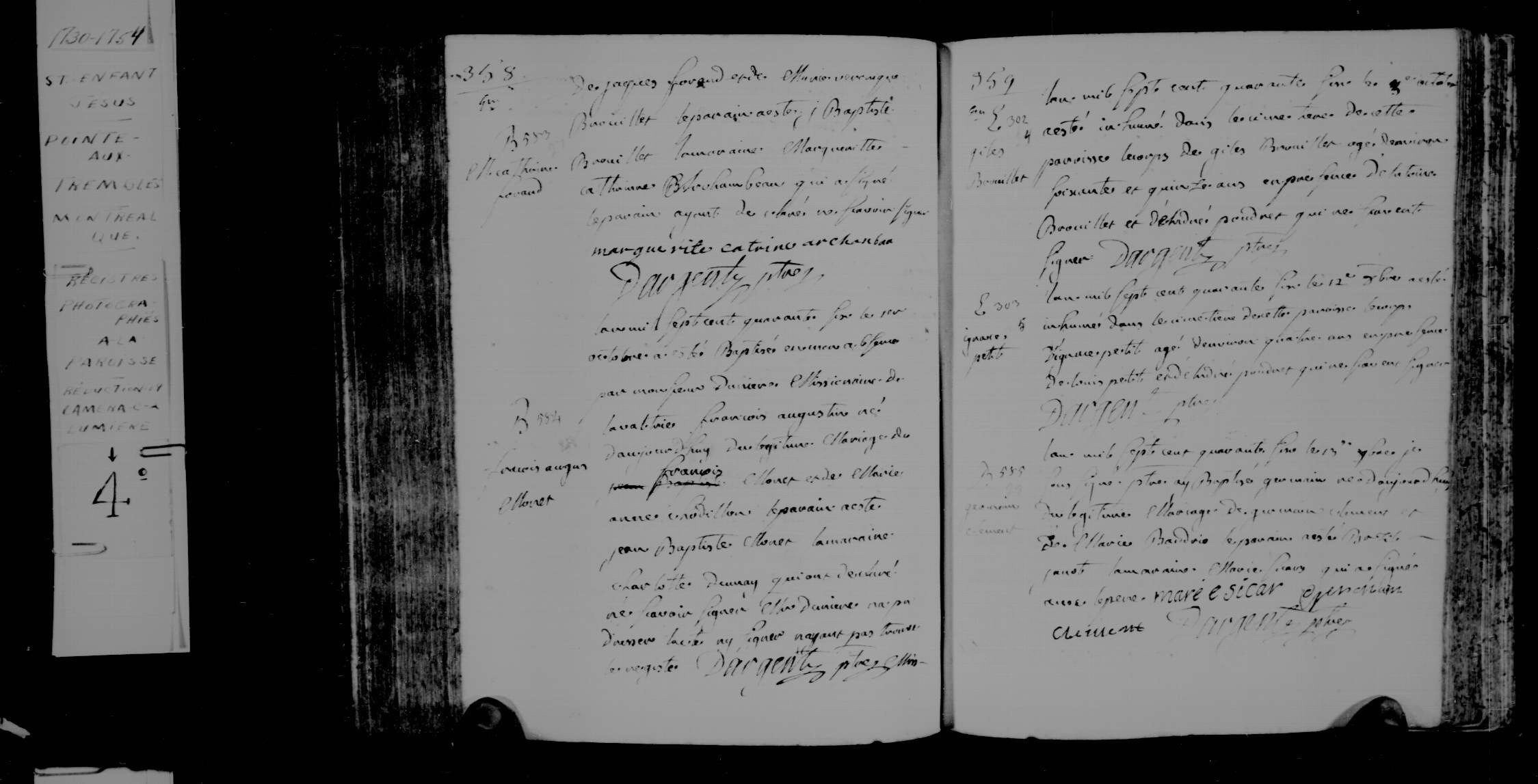 1746 Burial Gilles Brouillet