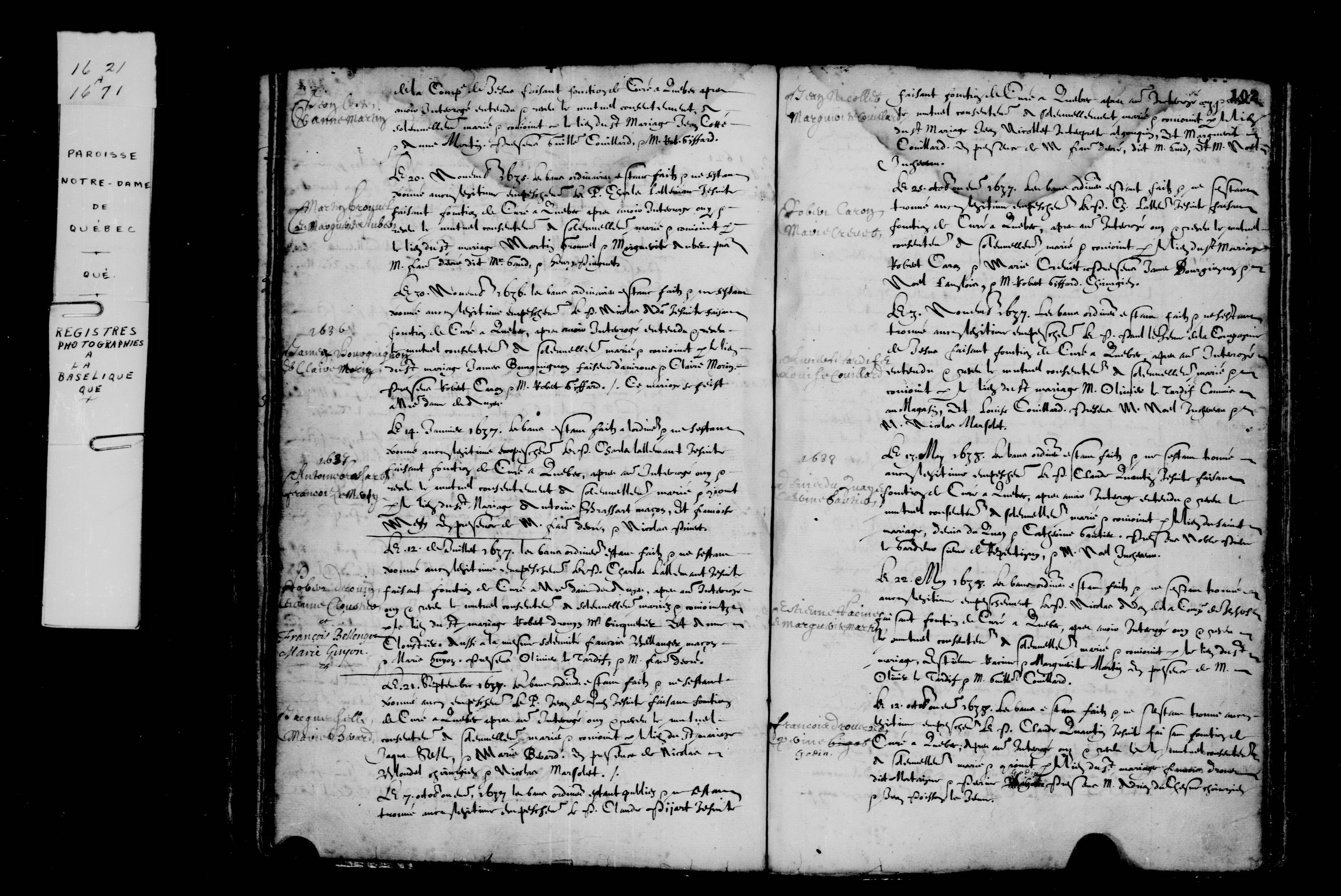 1637 Marriage Brassard Emery