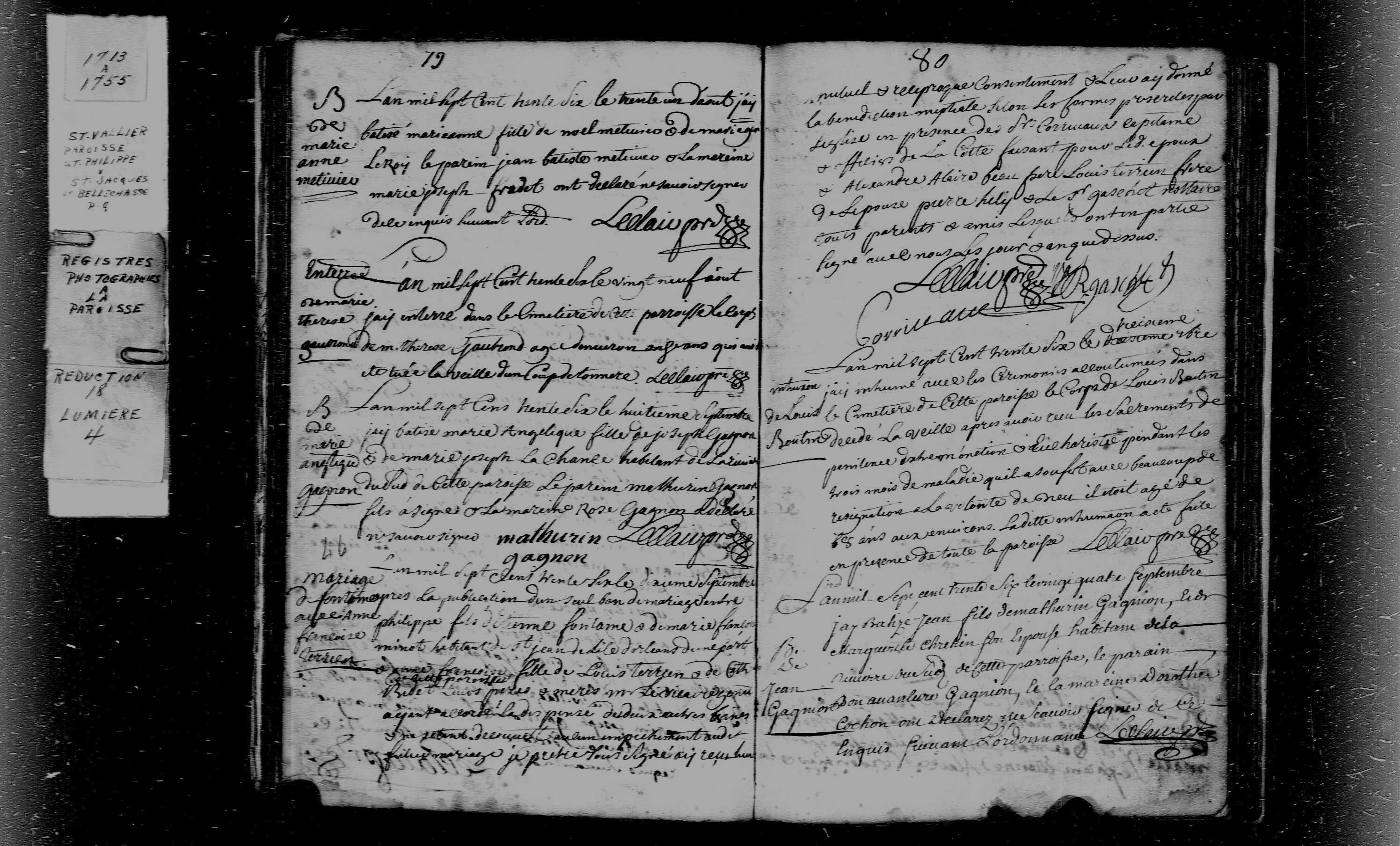 1736 Burial Louis Boutin