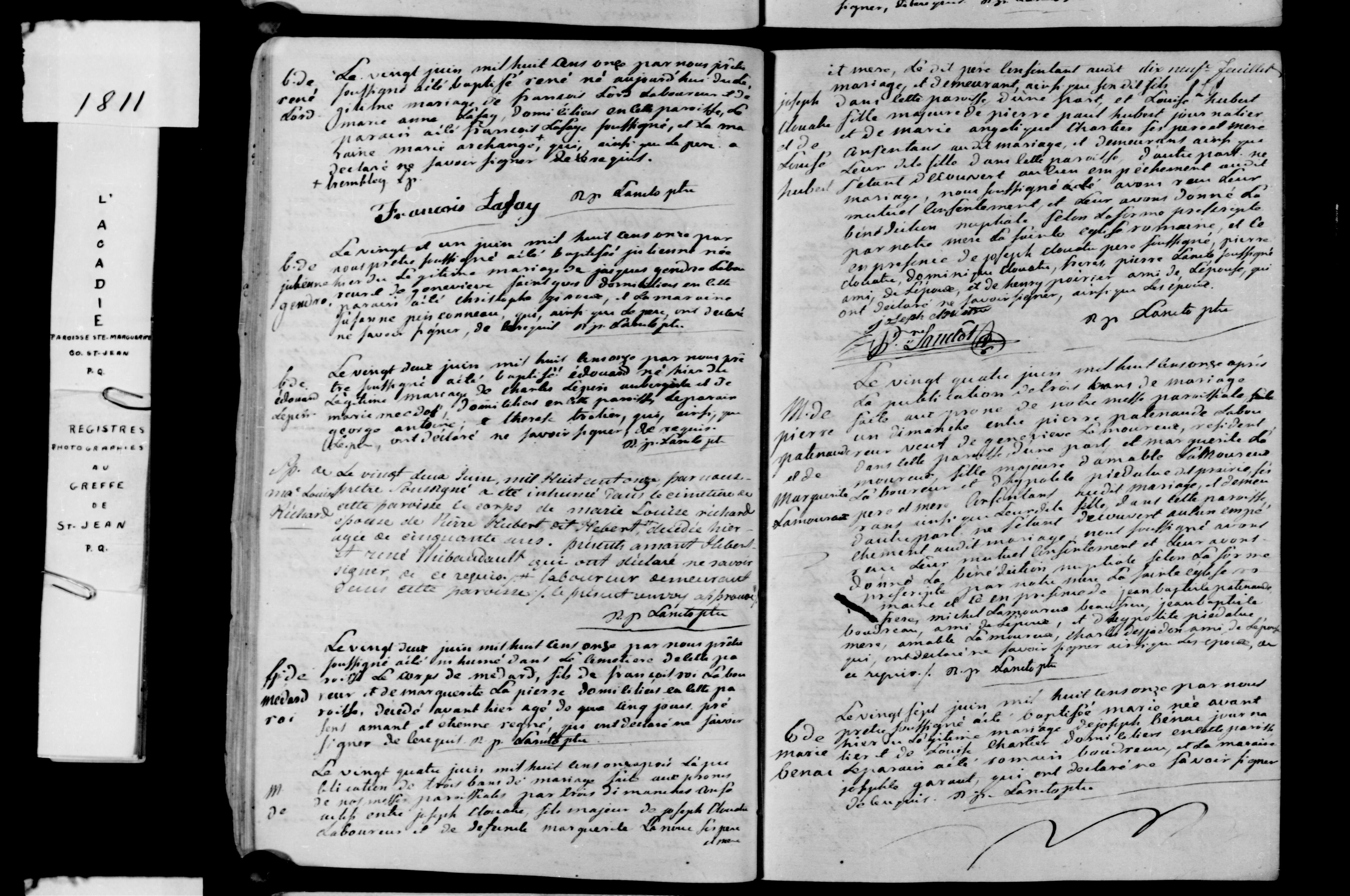 1811 Burial Marie Louise Richard