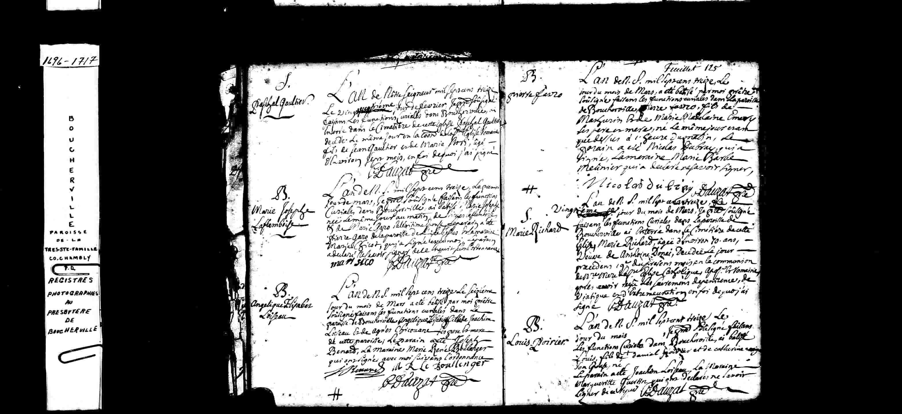 1713 Burial Marie Richard