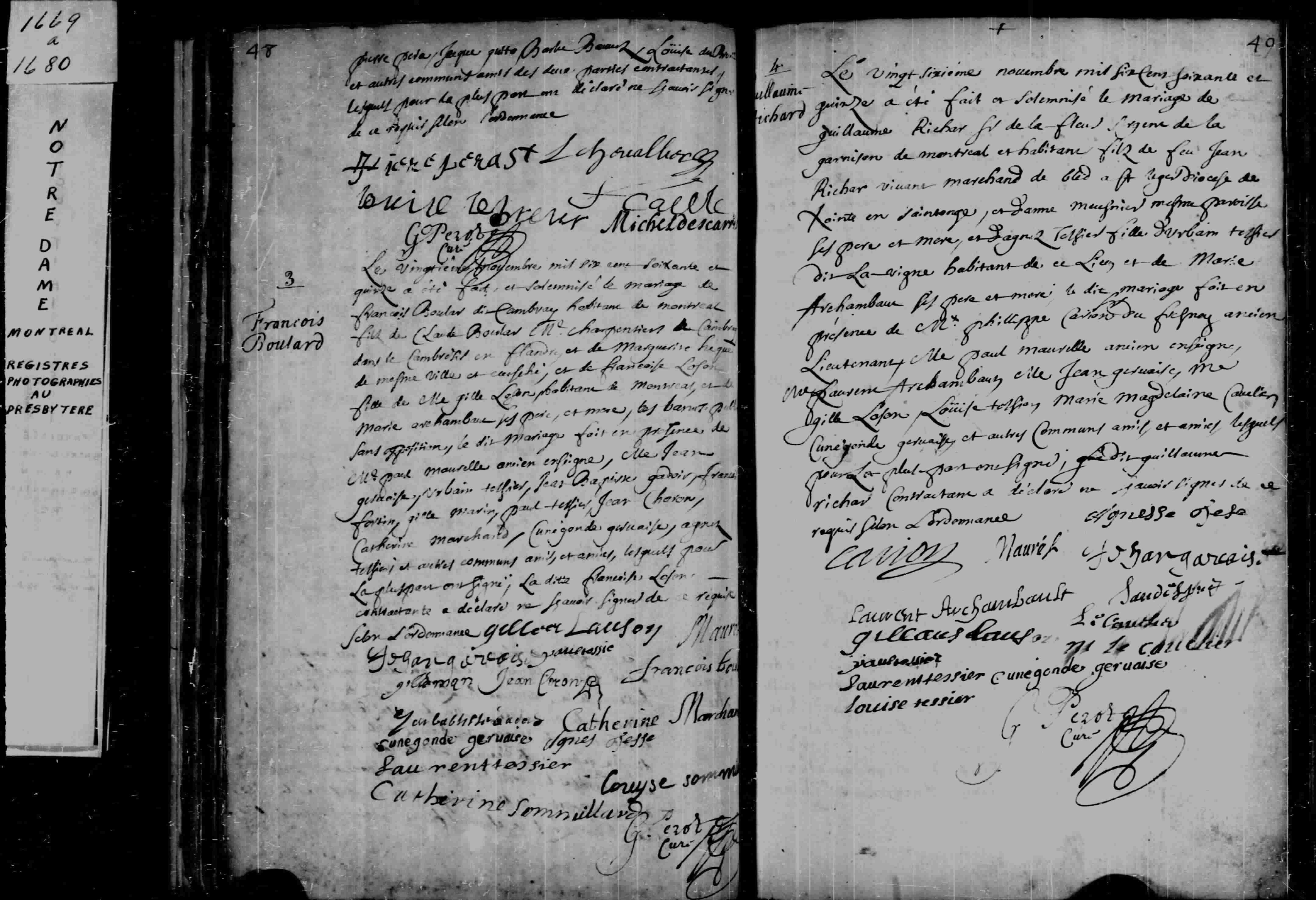 1675 Marriage Richard Tessier