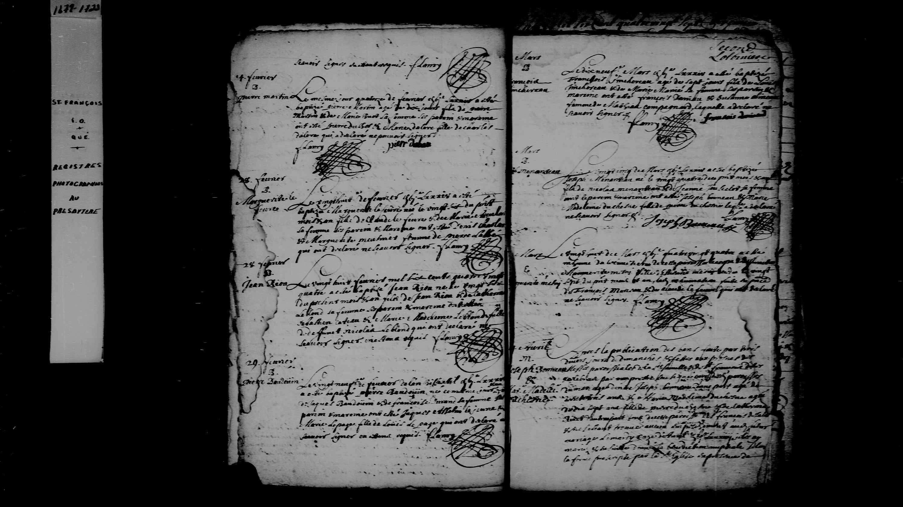 1684 Marriage Bonneau Duchesne