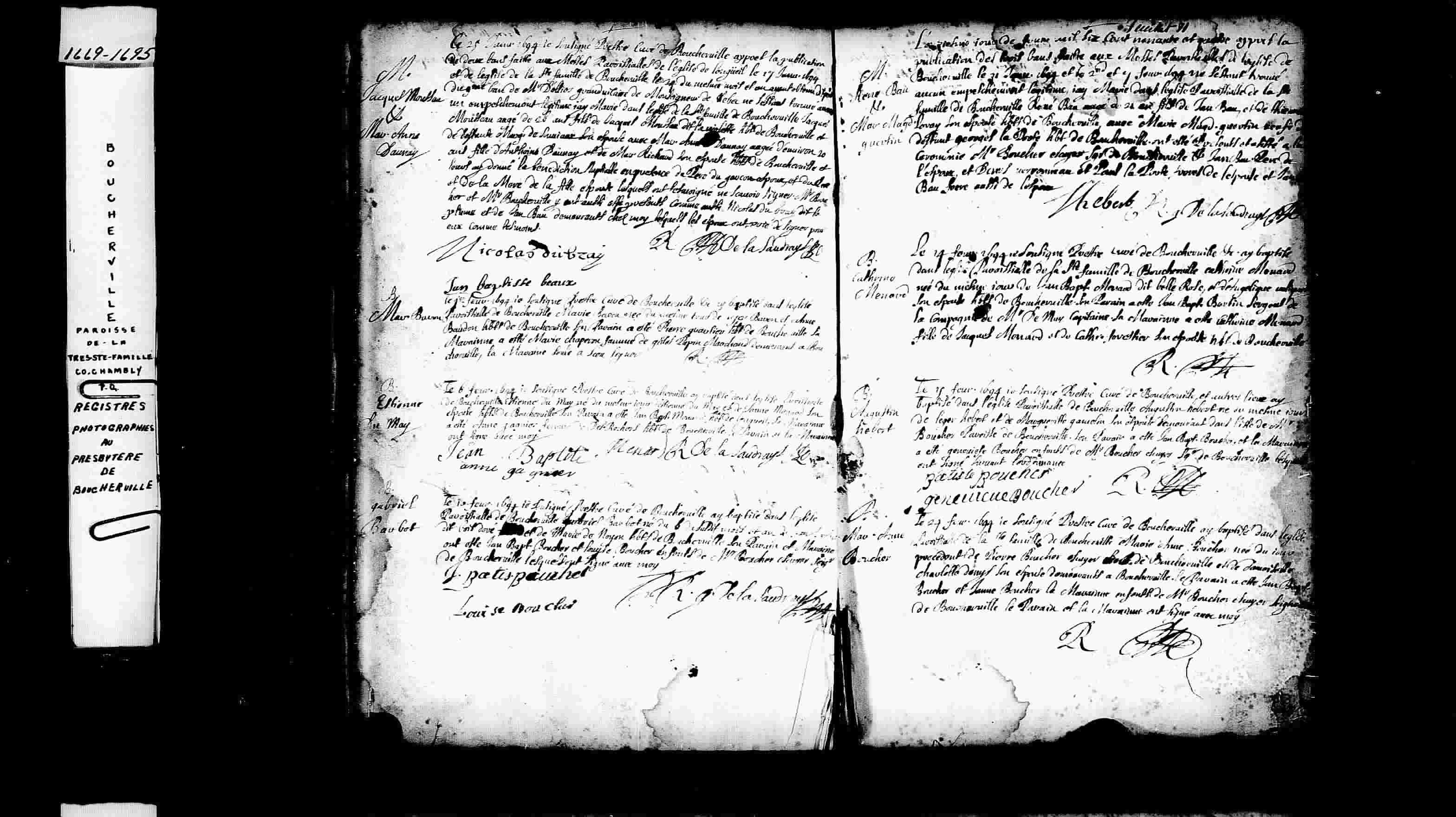 1694 Baptism Gabriel Barbot