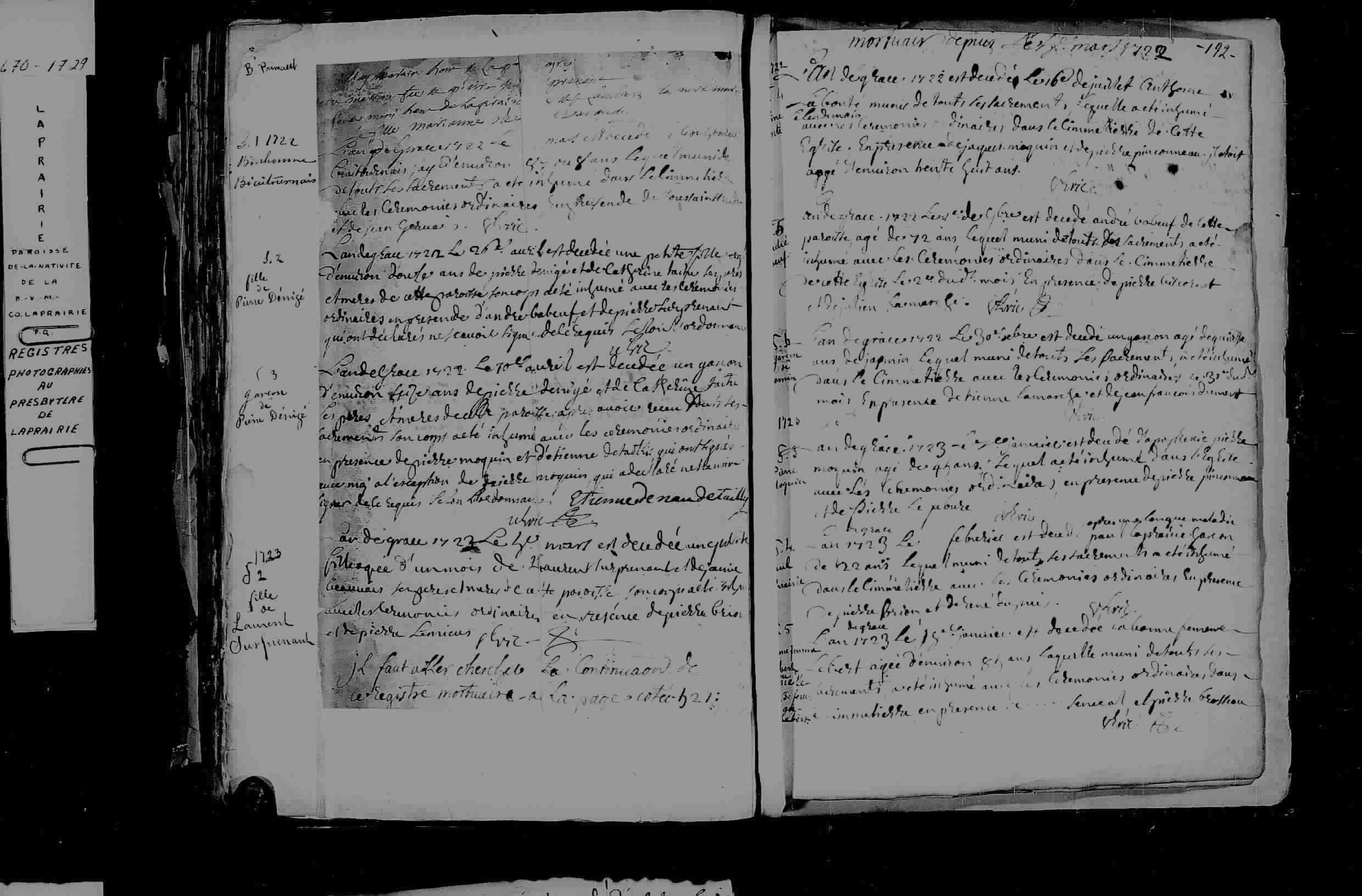 1722 Burial Andre Babeu