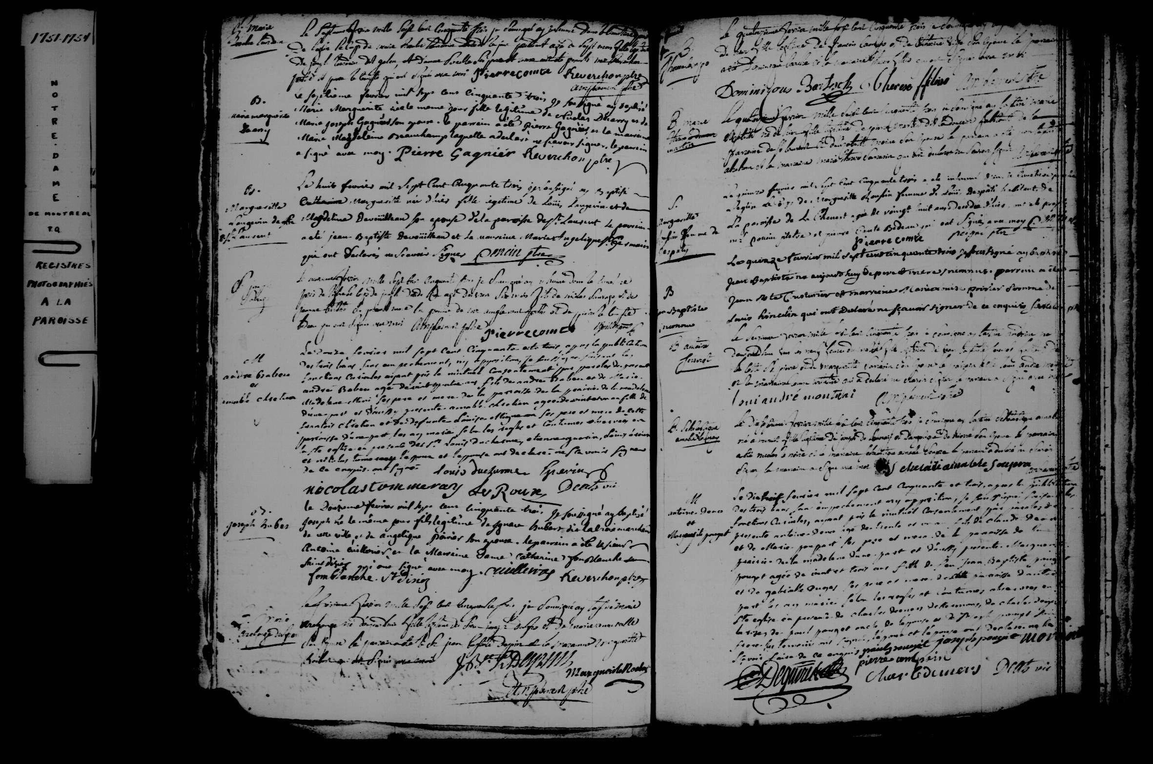 1753 Marriage Babeu Chretien
