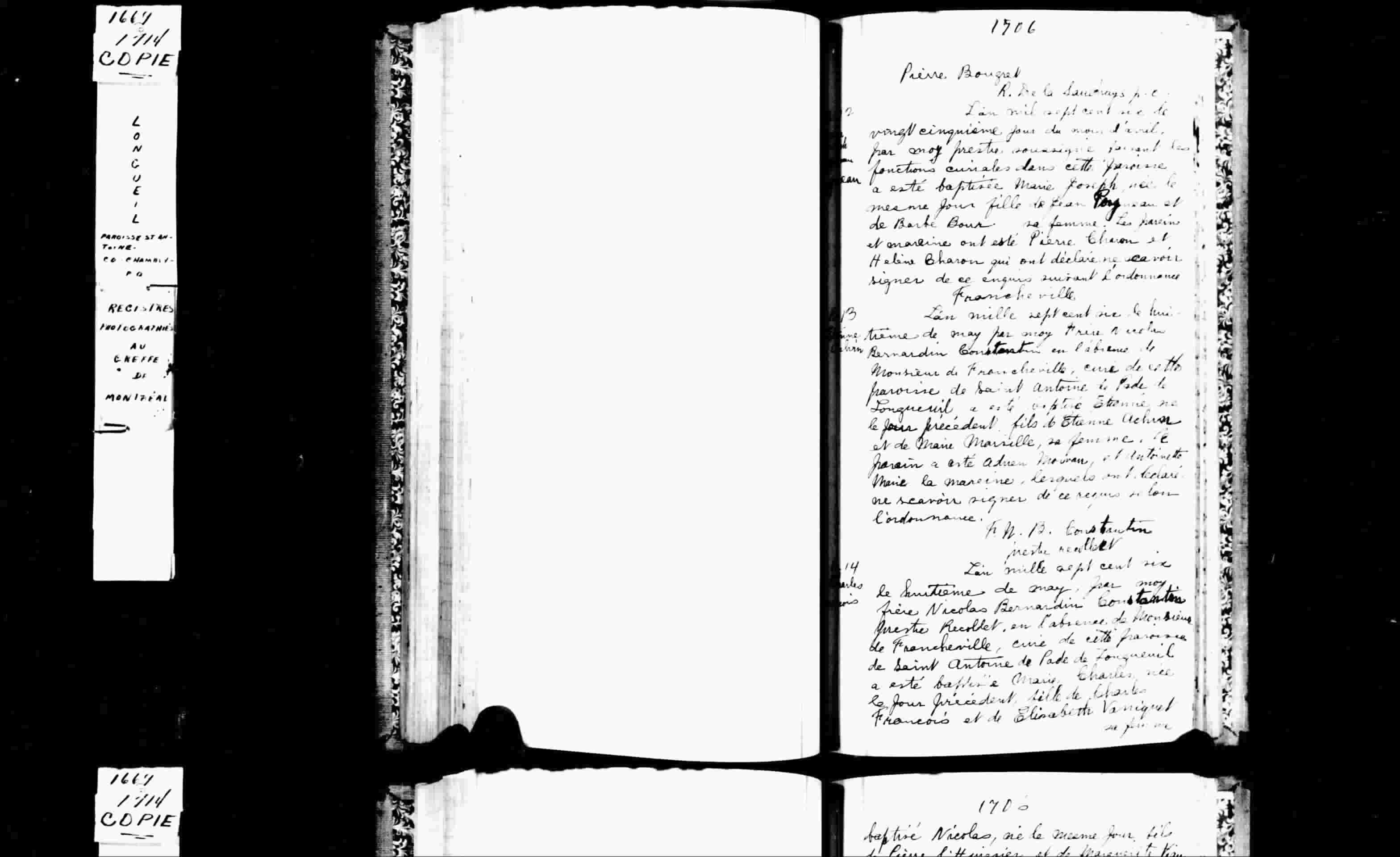 1706 Baptism Etienne Achin