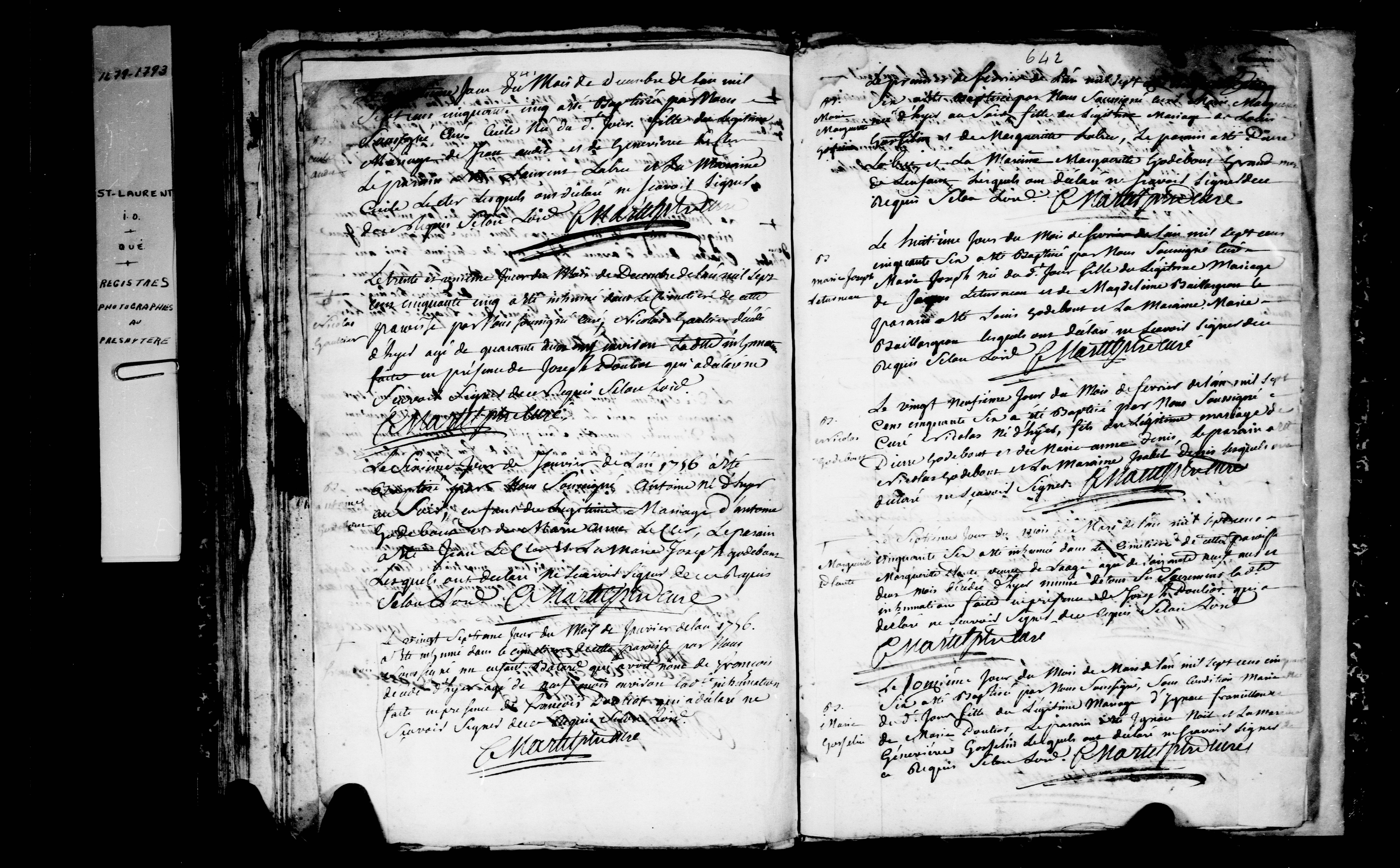 1756 Burial Marguerite Plante
