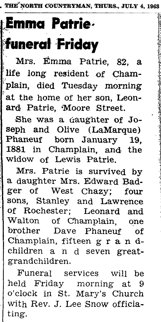 1963 Death Emma Phaneuf 2