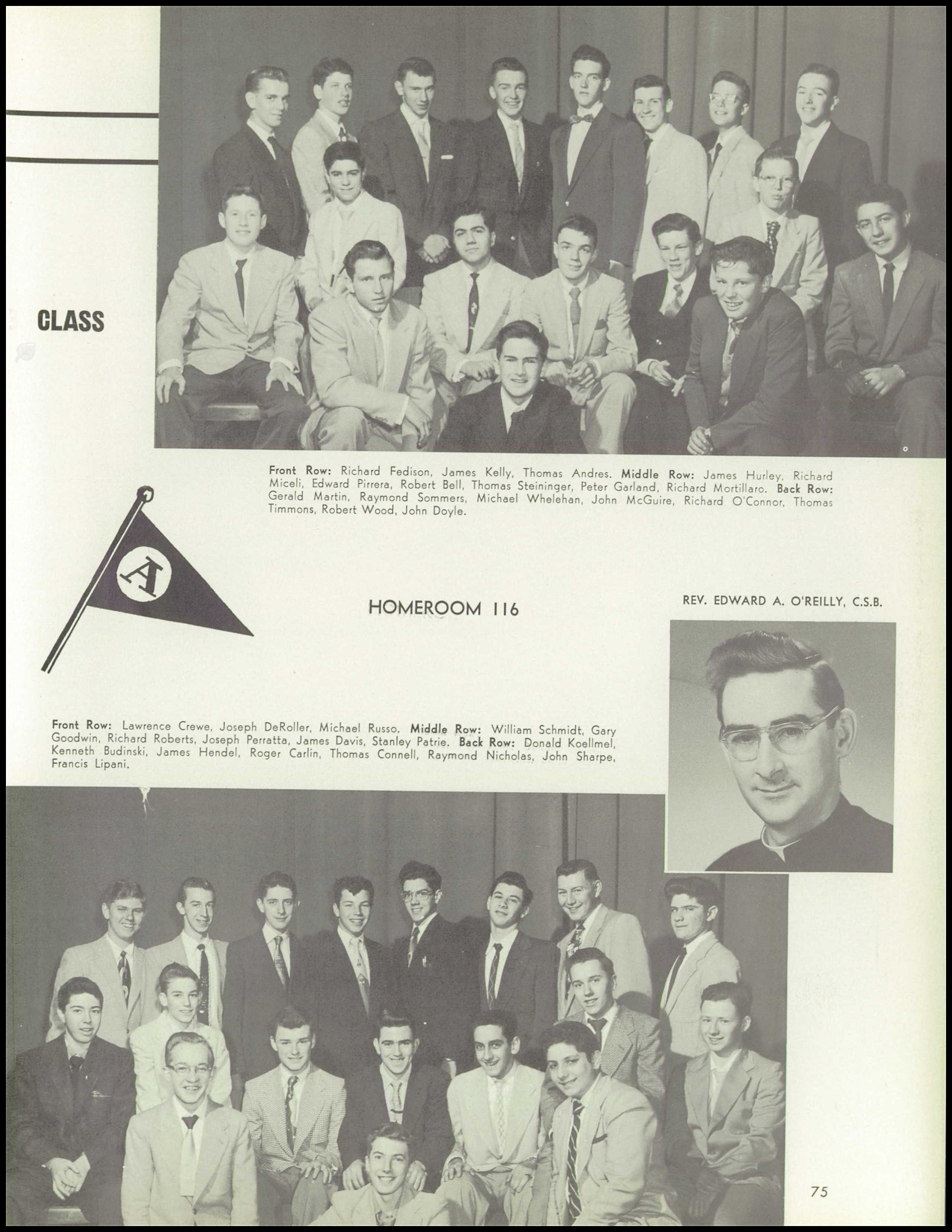 1955 Sophomore Yearbook Stanley Patrie